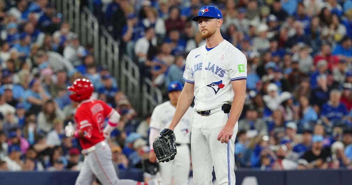 Still without a set role, Eric Lauer struggles again in Toronto Blue Jays’ loss to Los Angeles Angels in series finale