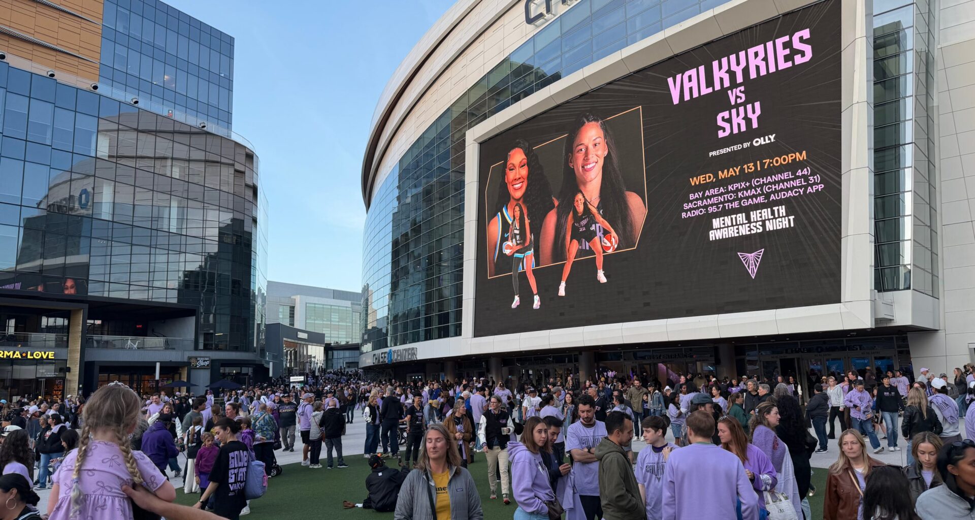 Six entirely real people we met at the Valkyries home opener
