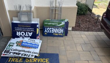 Escalating sign spat riles San Jose District 9 candidates