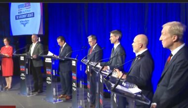 Frontrunners Feel the Heat at Final Governor Debate