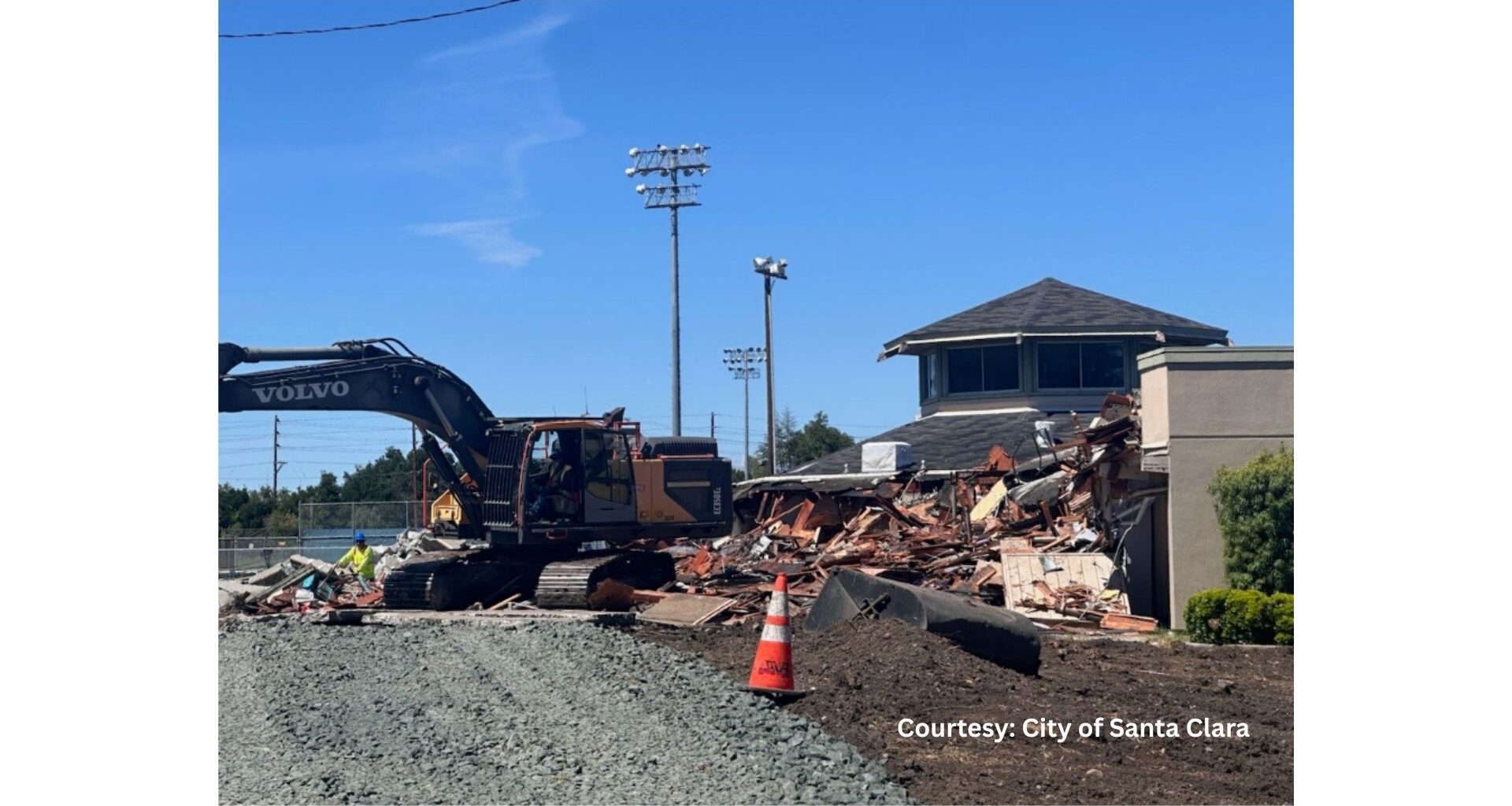 Reconstruction is underway at the George Haines International Swim Center thanks to bond money and guidance from the parks and rec department.