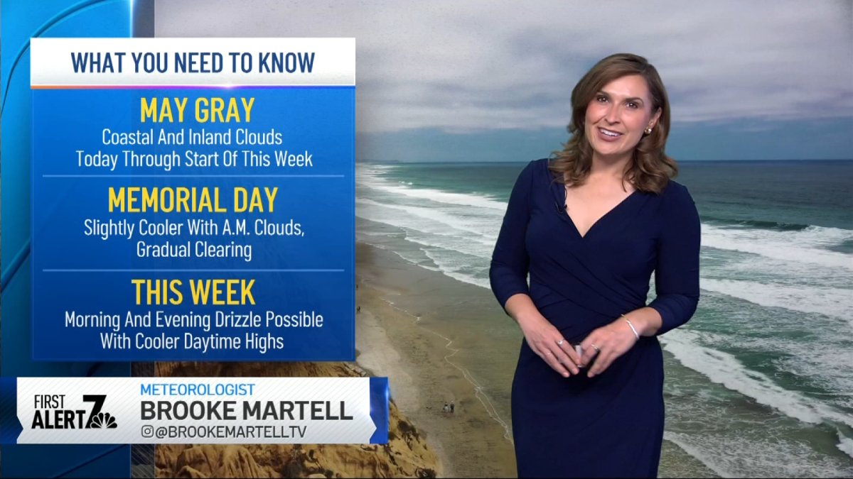 San Diego weather today: Brooke Martell’s forecast for May 24, 2026 – NBC 7 San Diego