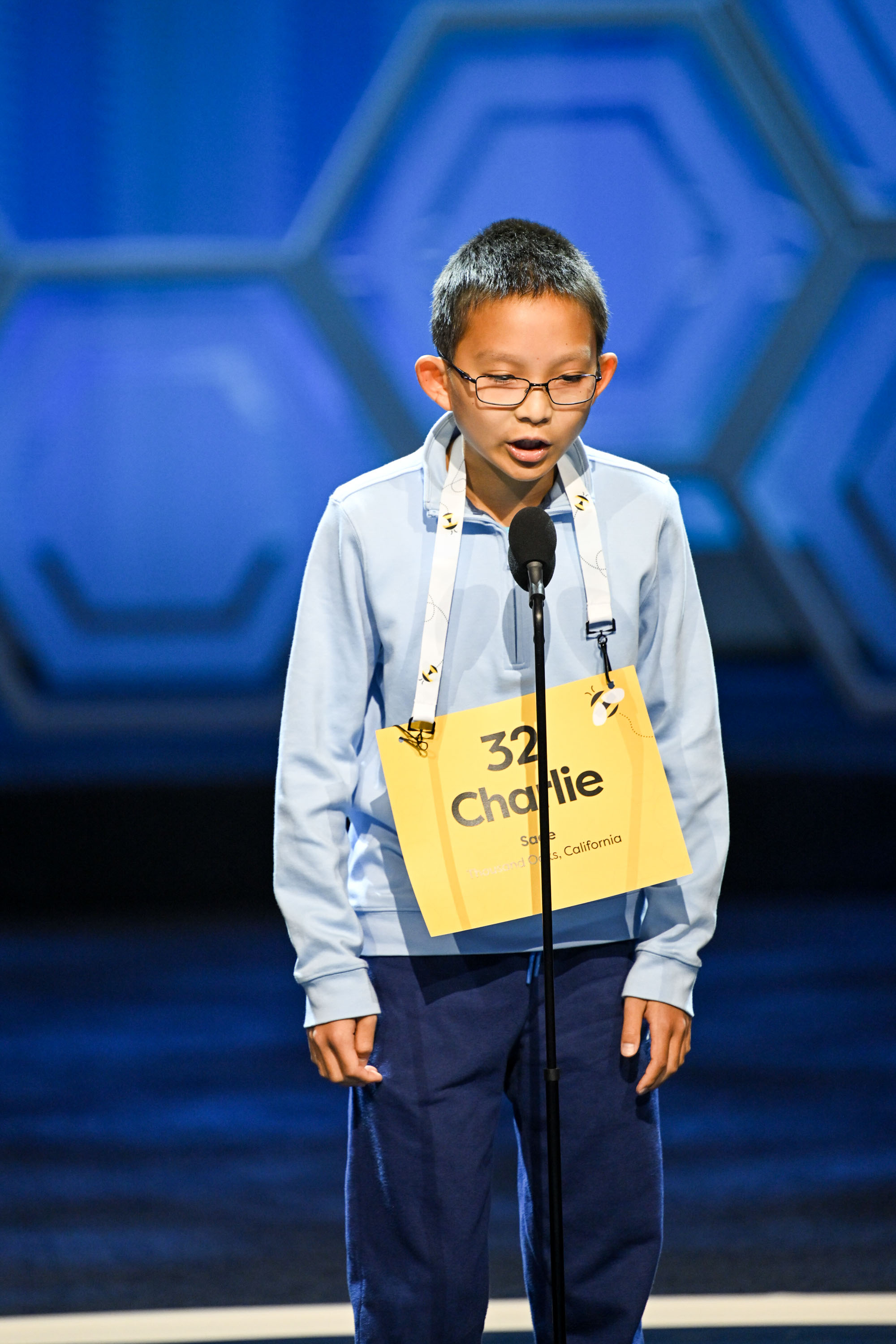 Speller 32, Charlie Huang of Thousand Oaks, California, representing Medea...
