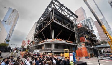 The Broad Museum places final steel beam on expansion – Daily News