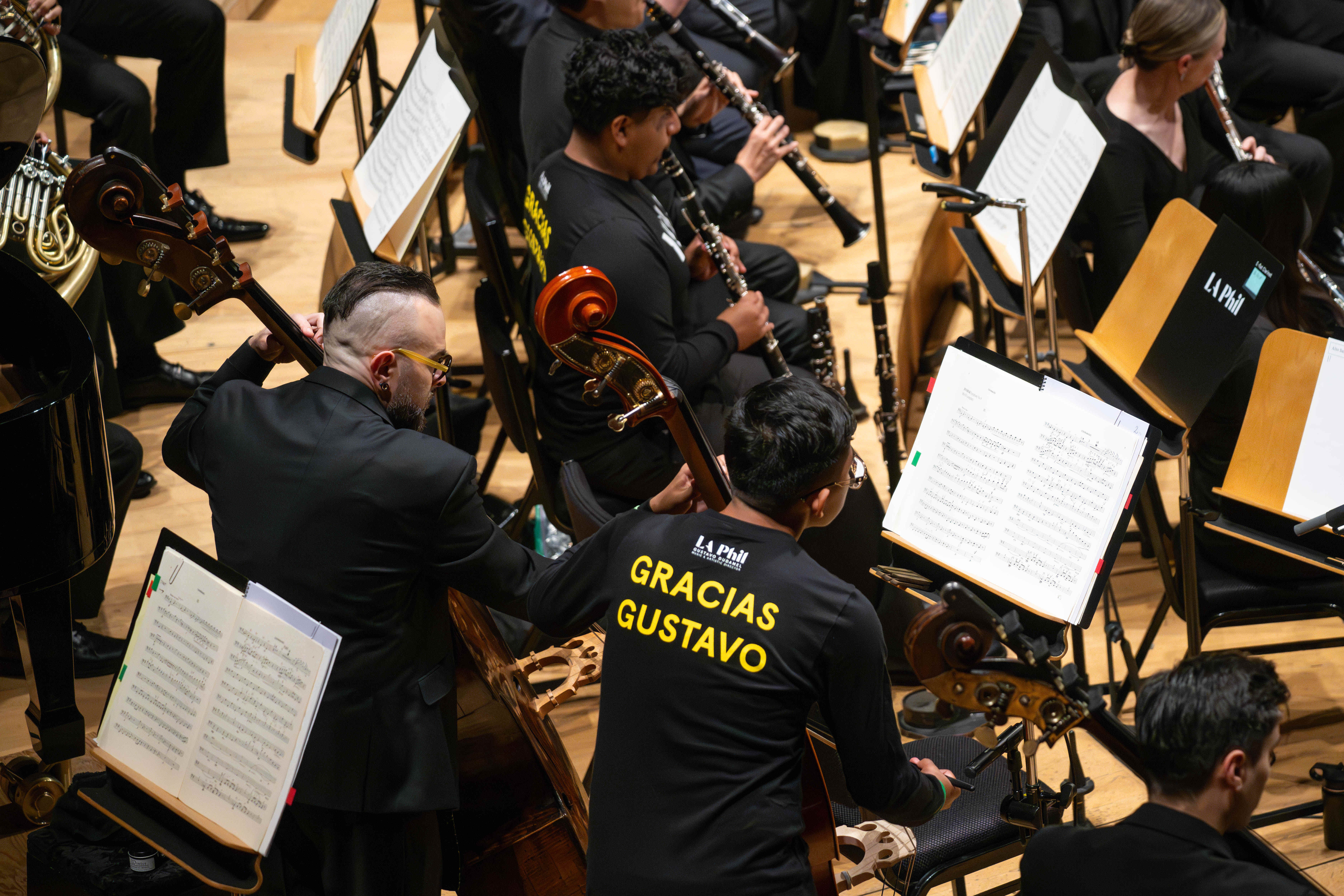 Gustavo Dudamel conducts the LA Philâs opening night as it...