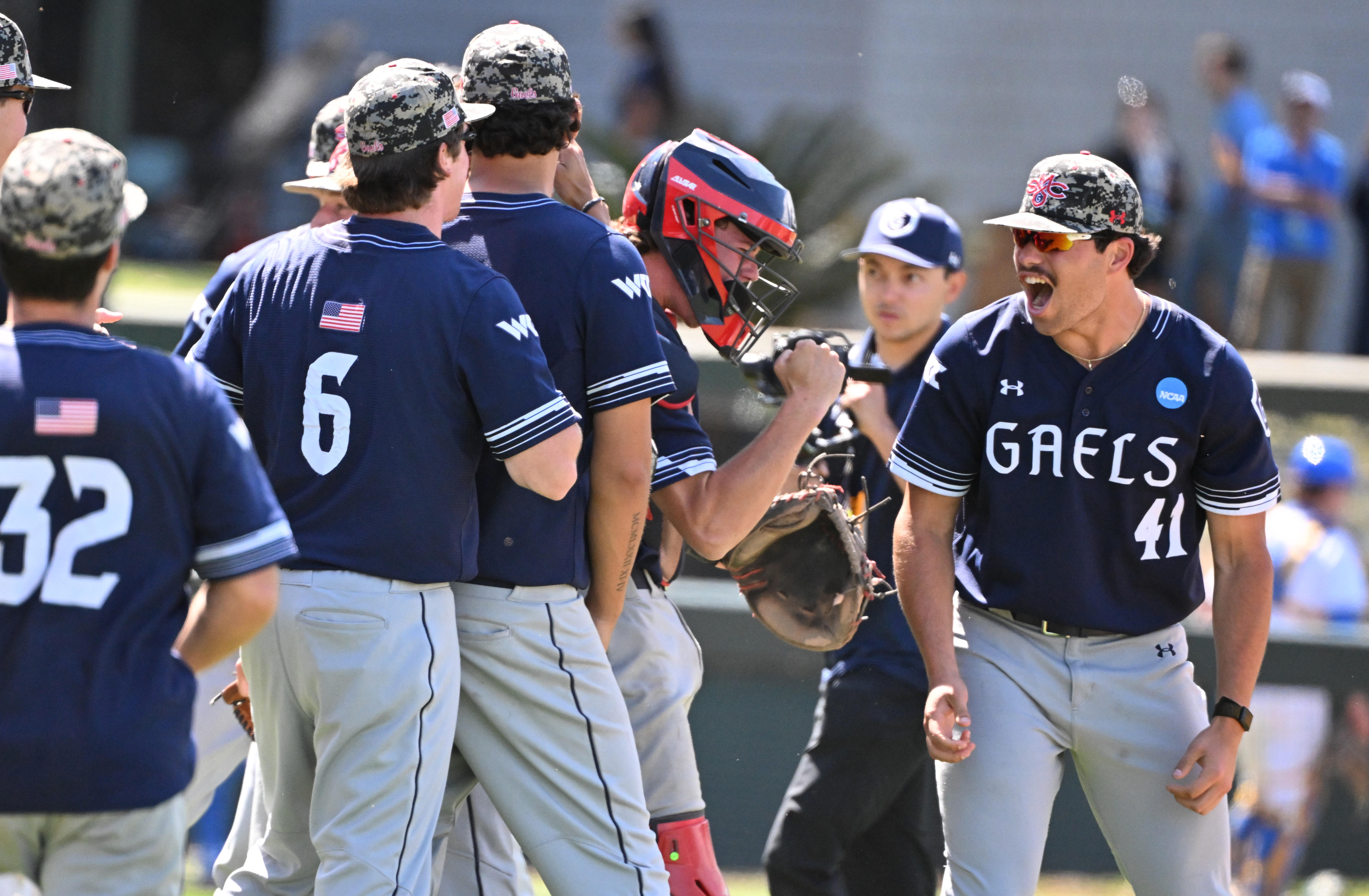 Pitcher Chase Wagner #41 of the Saint Mary’s (CA) Gaels...