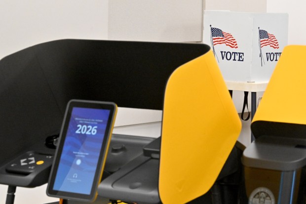 The vote center at Mary K Giordano Regional Transit Center in Torrance is open for in-person voting for the June 2nd primary election on Sunday May 24, 2026. (Photo by Axel Koester, Contributing Photographer)