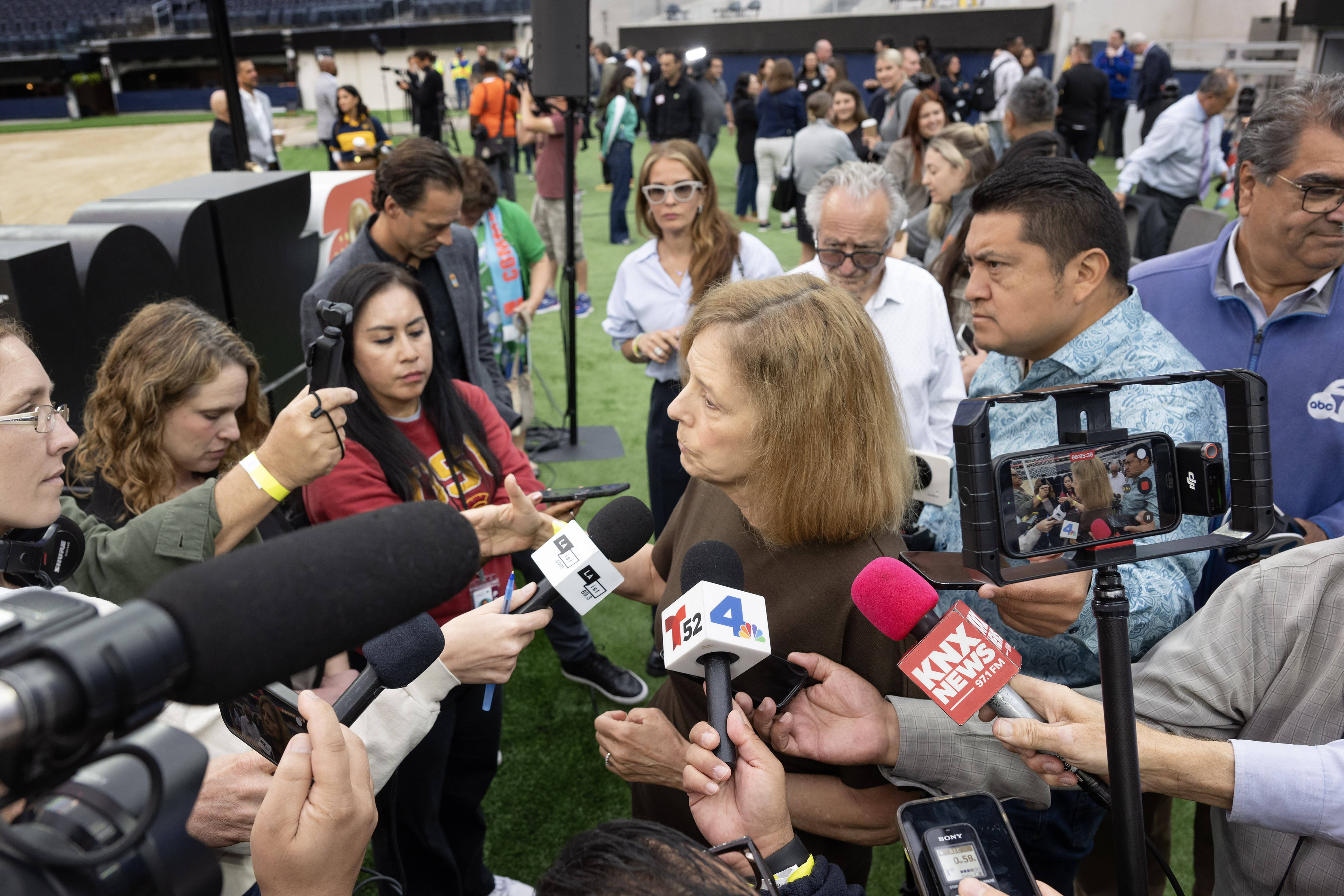 Kathryn Schloessman, President & CEO of the Los Angeles Sports...