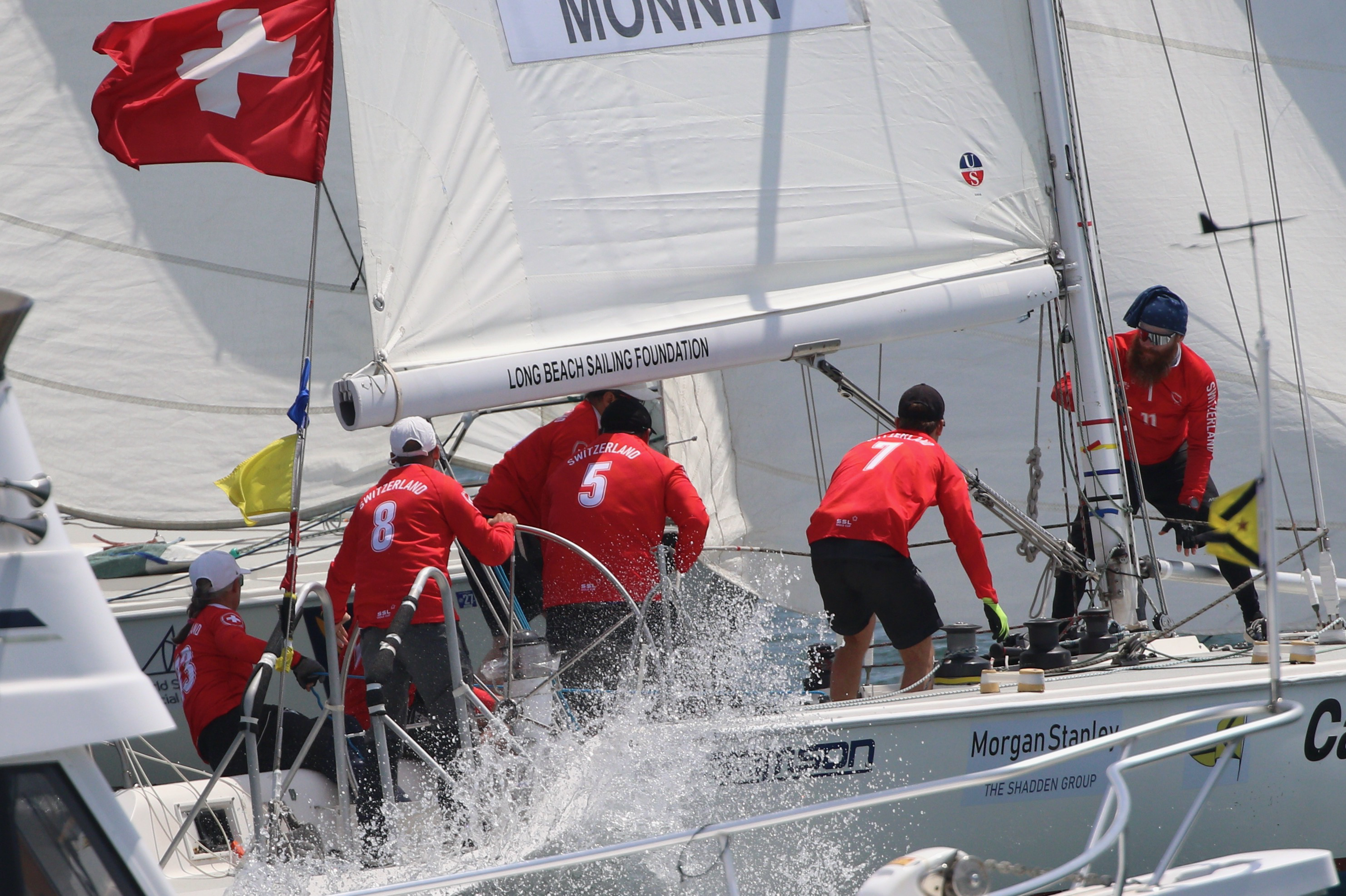 Defending champ Eric Monninâs Swiss team competes in the 61st...