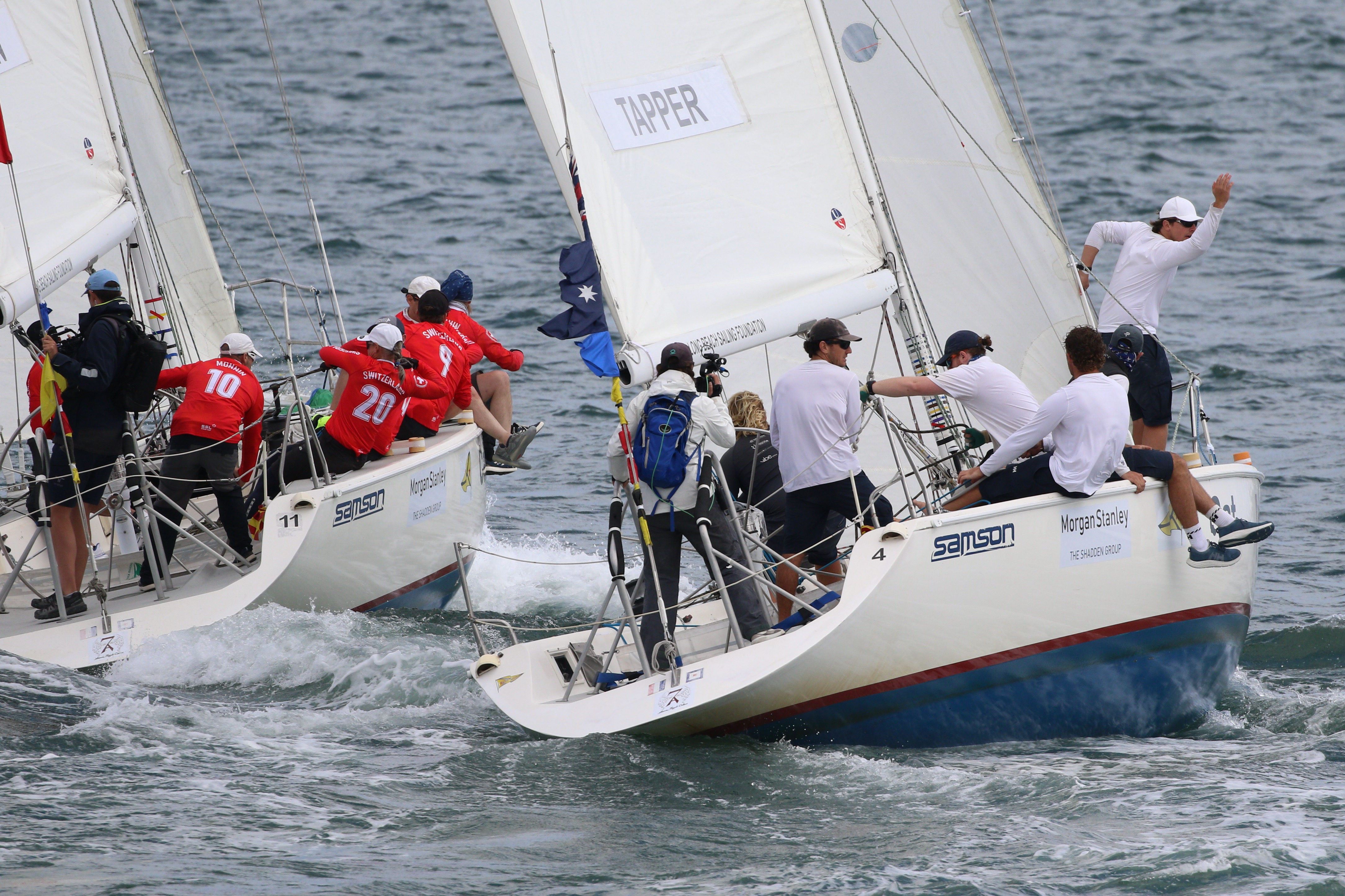 An Australian team skippered by Cole Tapper battles Eric Monninâs...