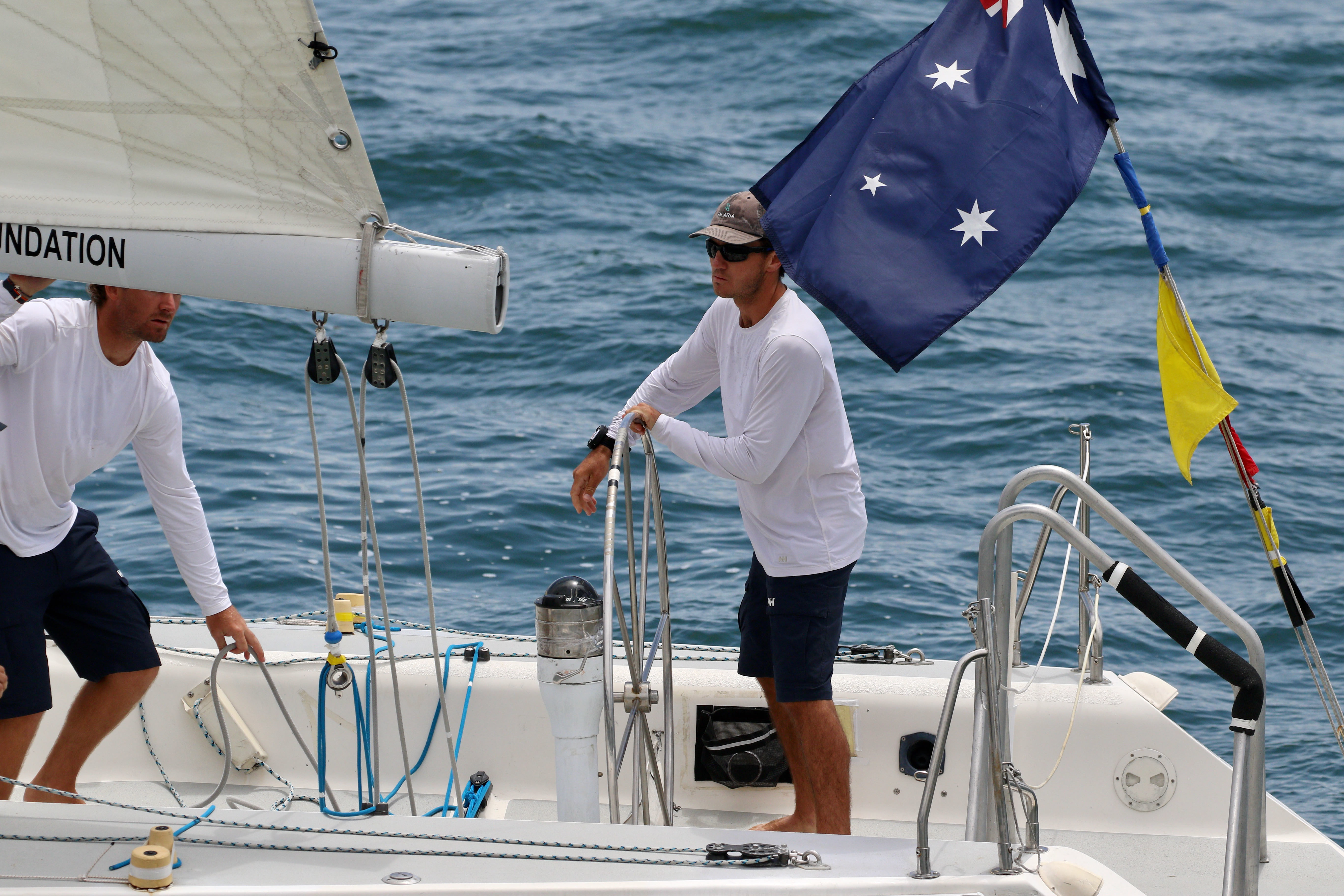 Australiaâs Cole Tapper skippers his team to victory at the...