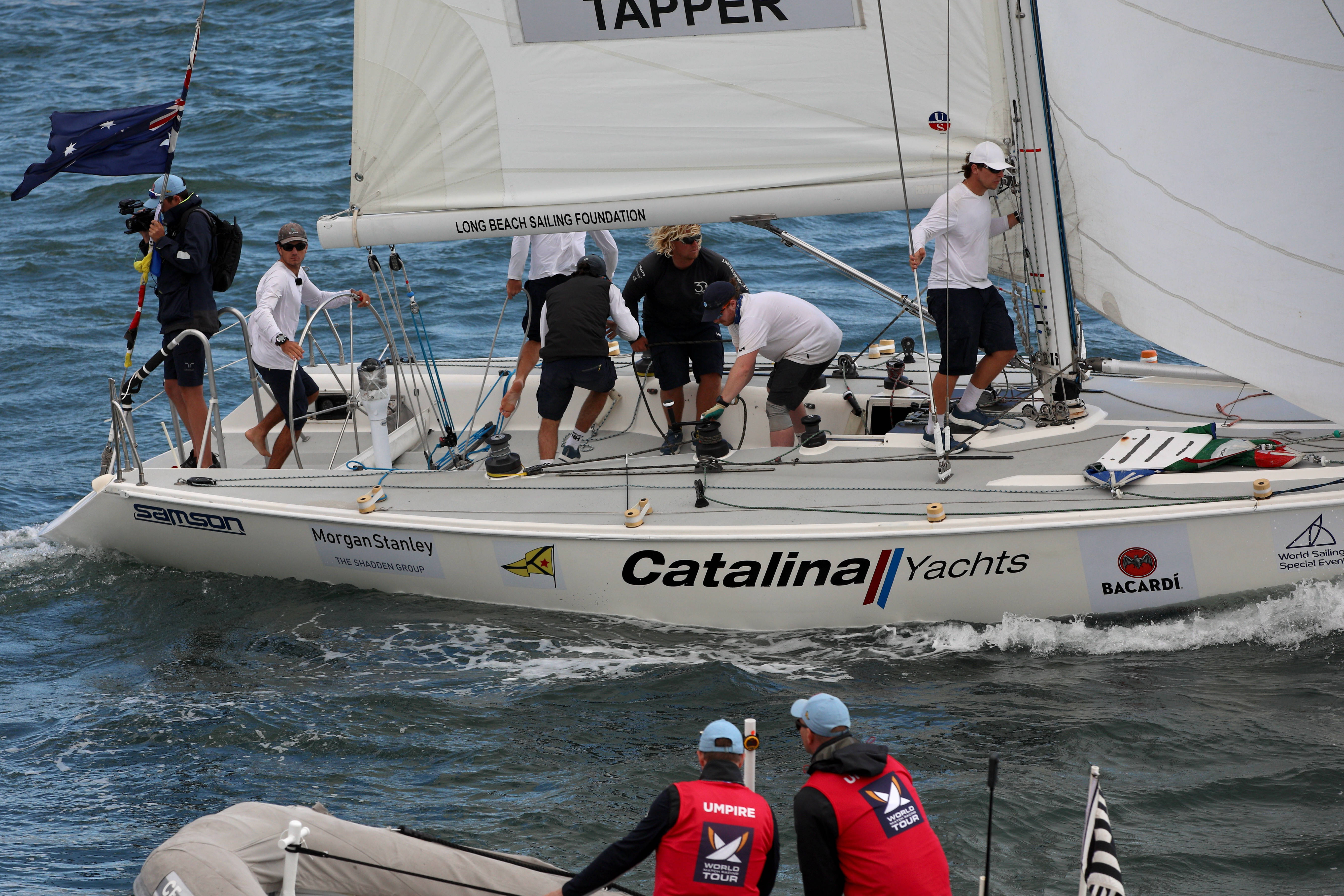 Cole Tapper leads his Australian crew to victory as they...