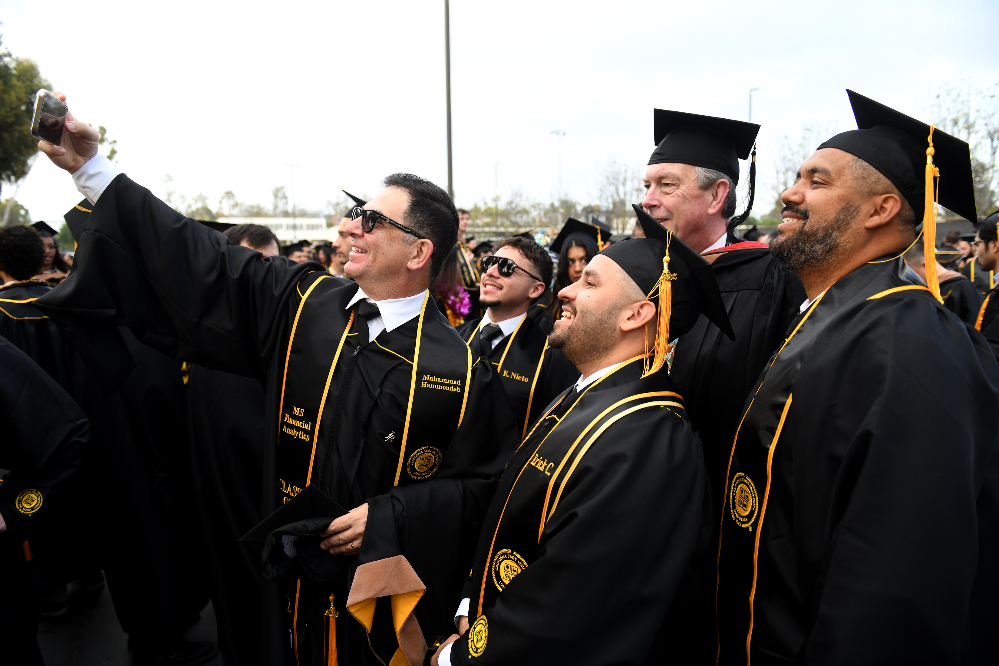 Cal State University Long Beach Masters Degree student Muhammad Hammoudeh...