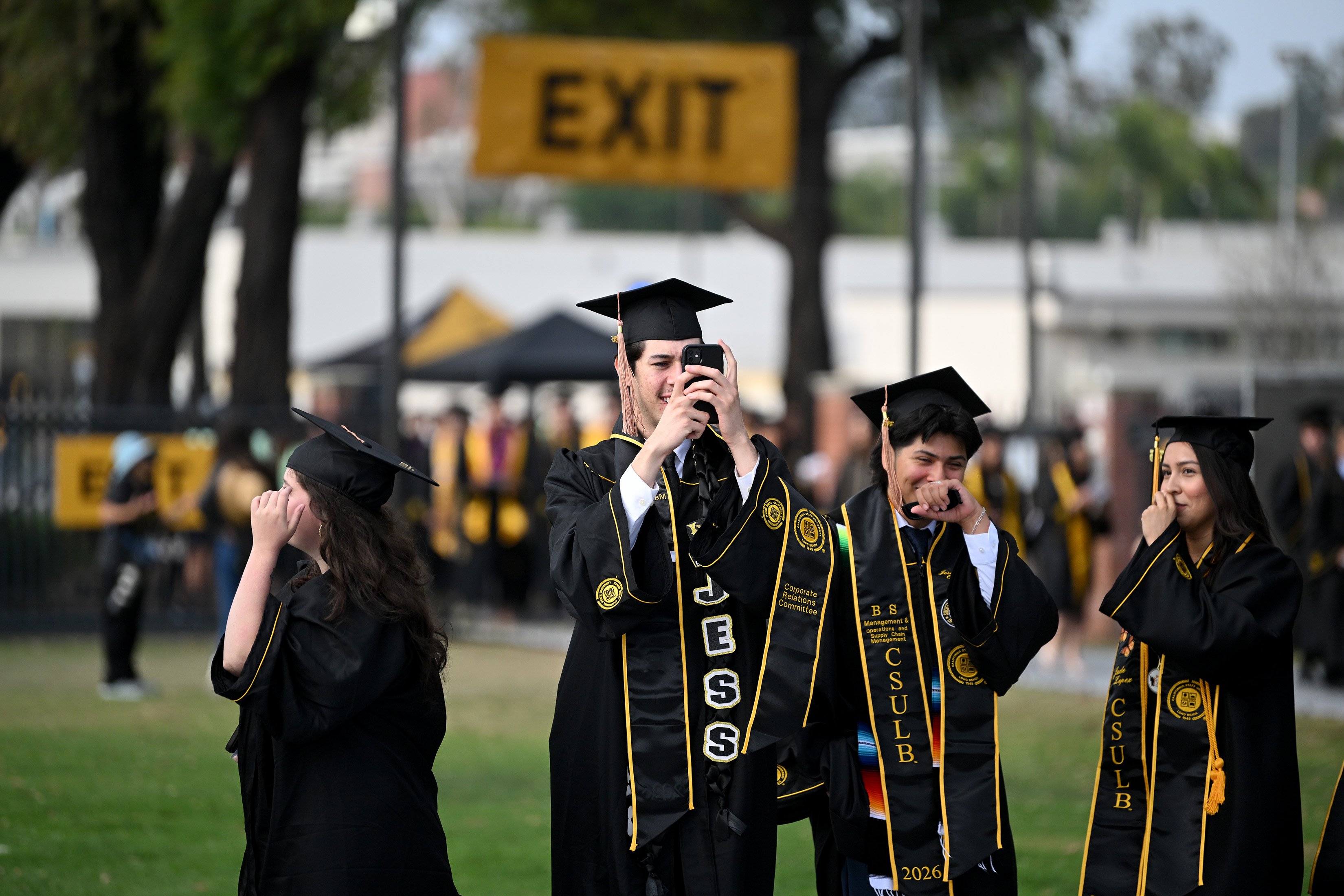 Cal State University Long Beach celebrates its graduates during commencement...