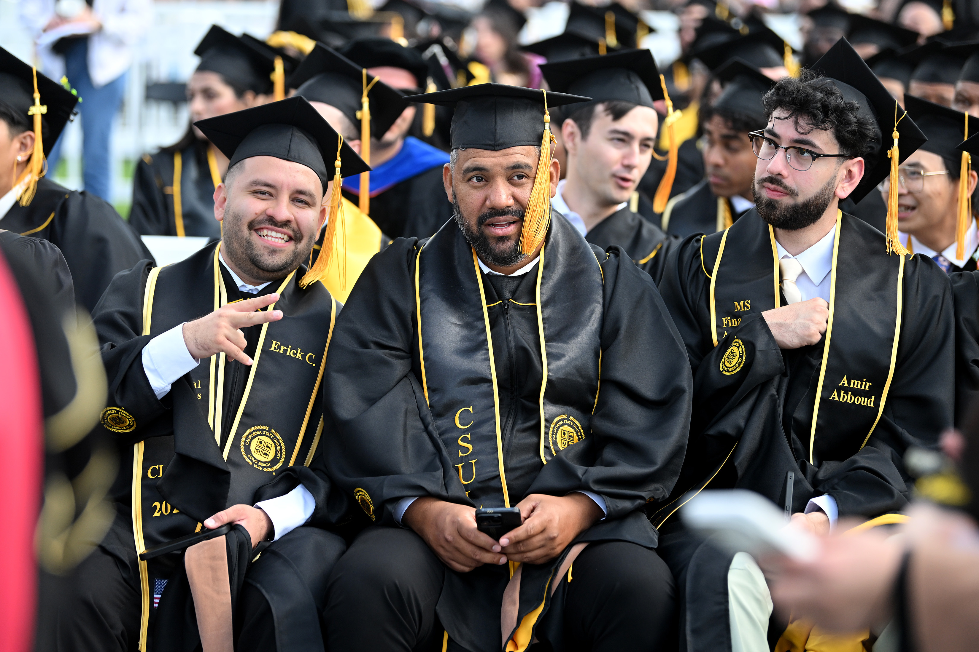 Cal State University Long Beach celebrates its graduates during commencement...