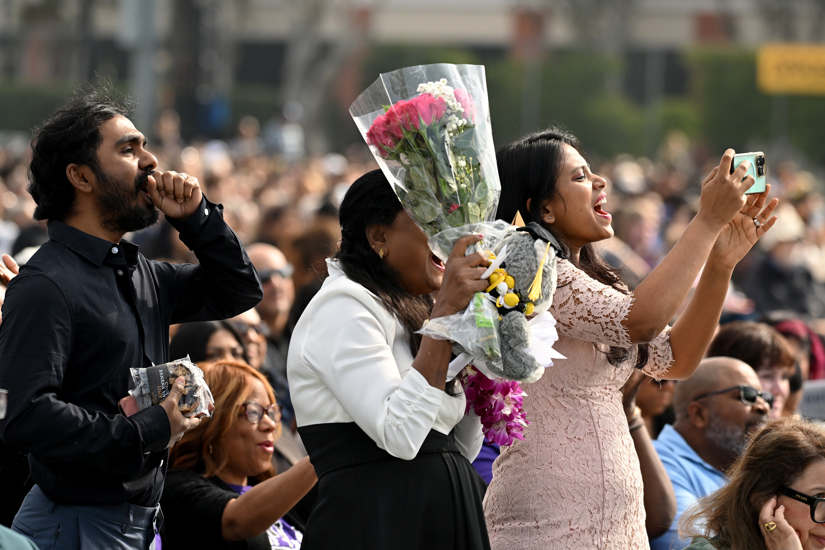 Cal State University Long Beach celebrates its graduates during commencement...