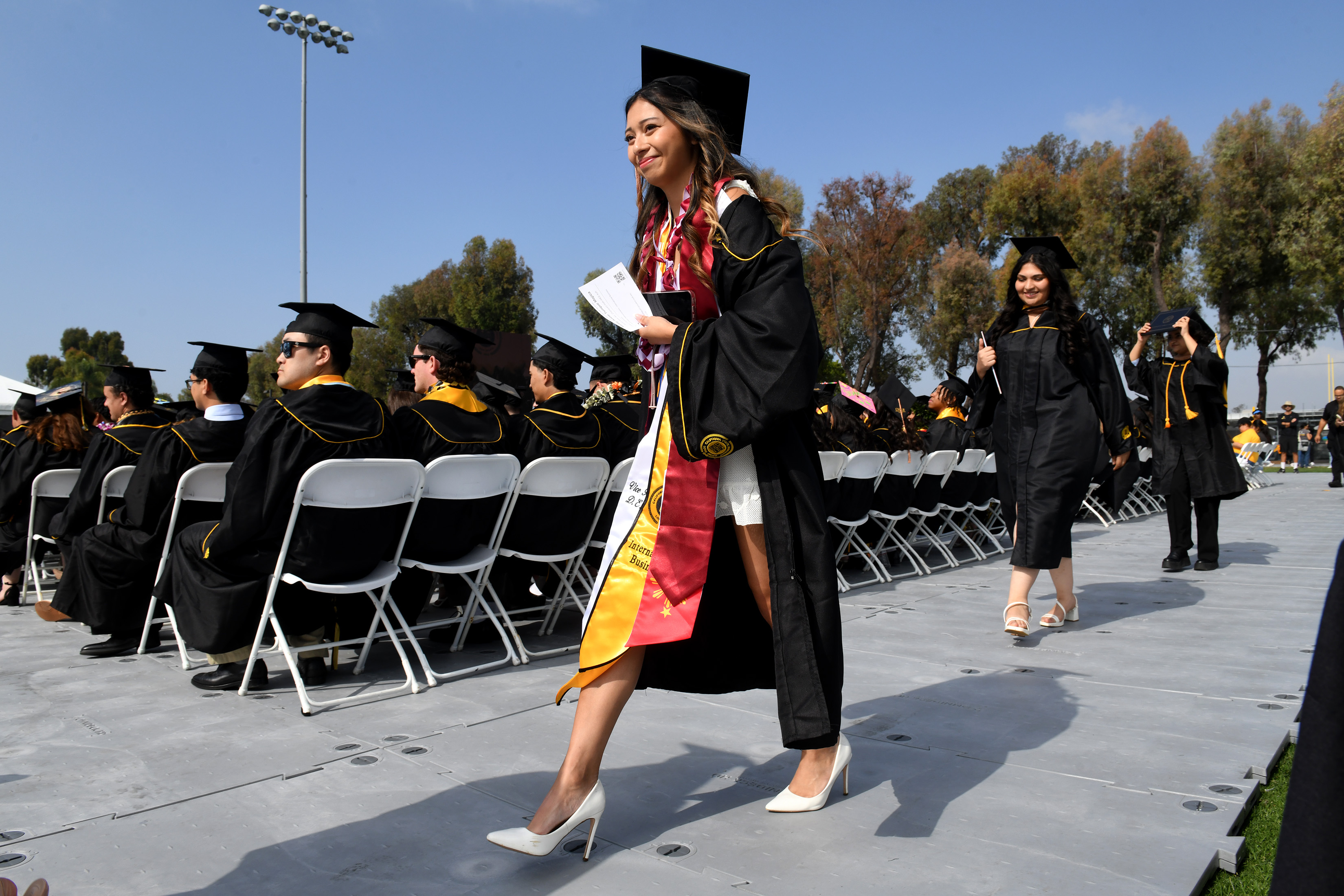 Cal State University Long Beach celebrates its graduates during commencement...