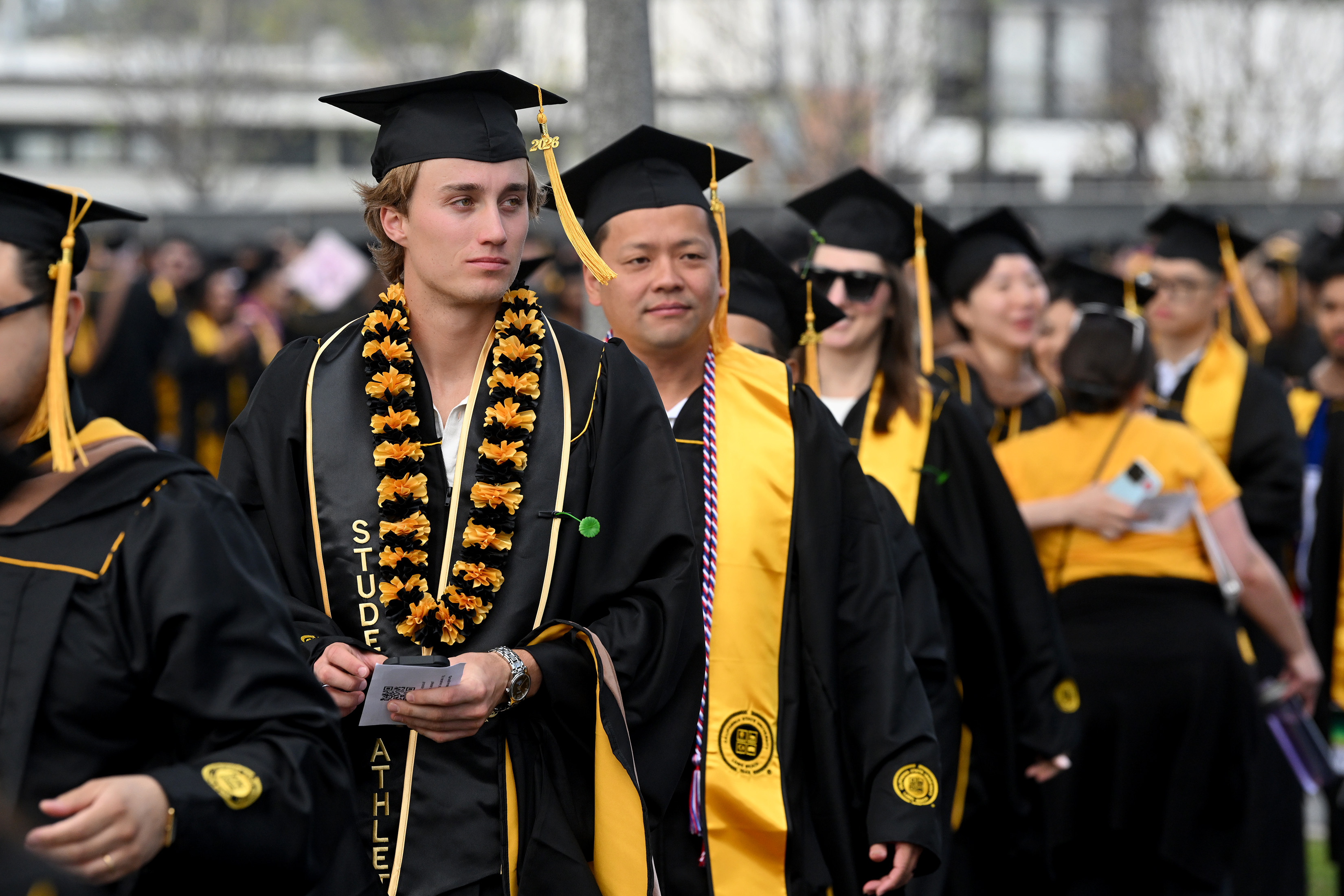 Cal State University Long Beach celebrates its graduates during commencement...