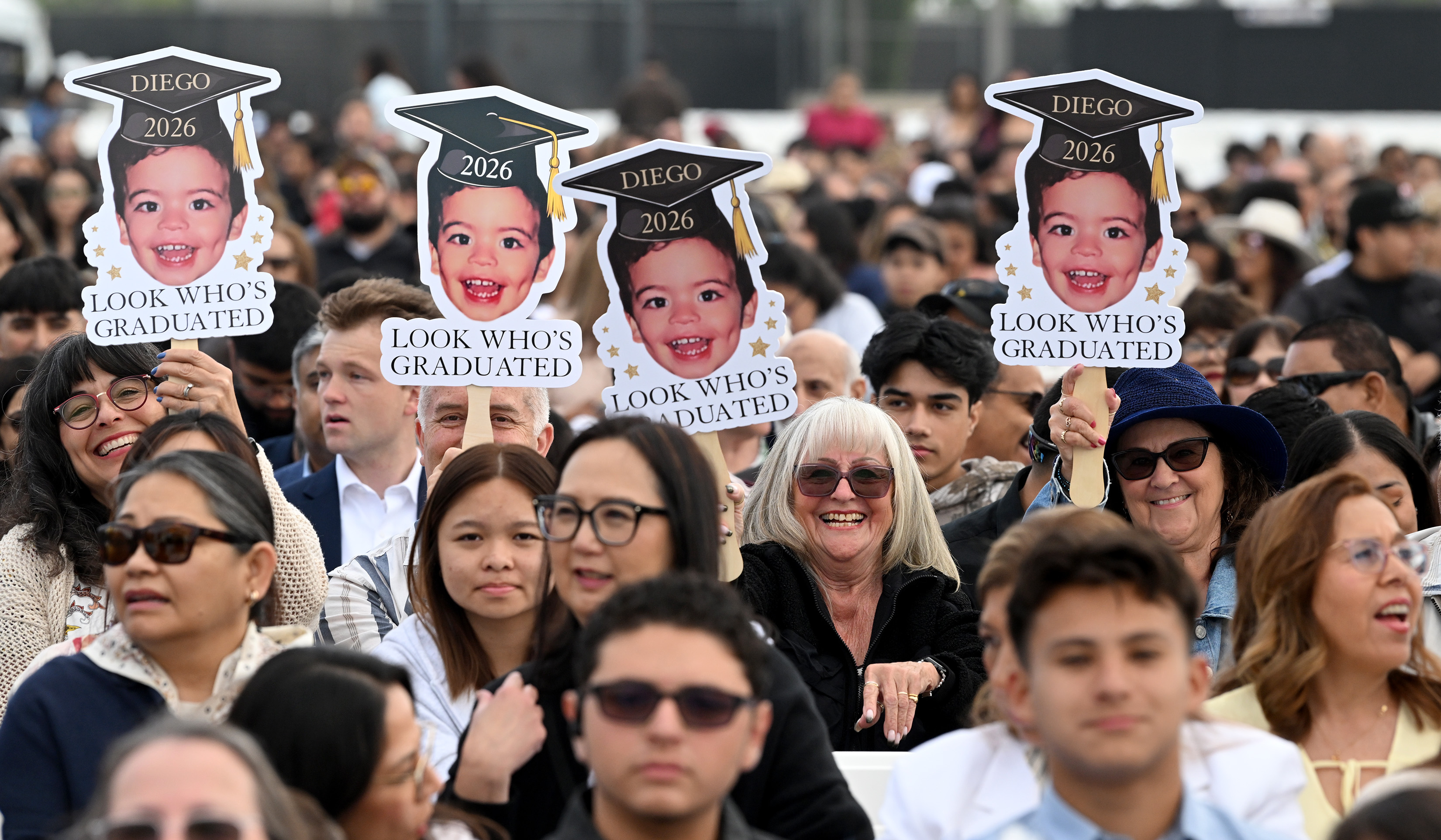 Cal State University Long Beach celebrates its graduates during commencement...