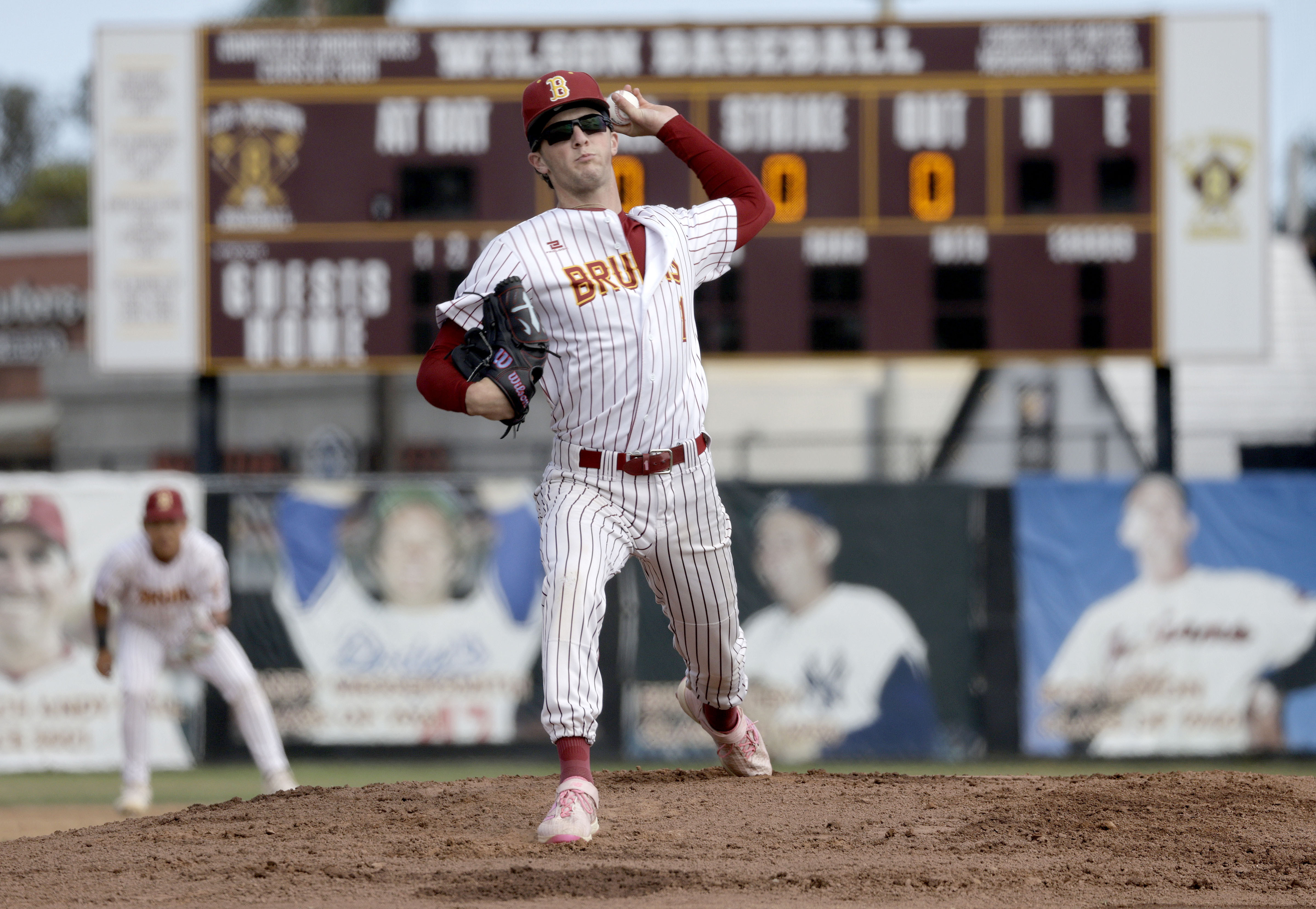 Wilson’s Shane Guy (1) gets things started for the Bruins...