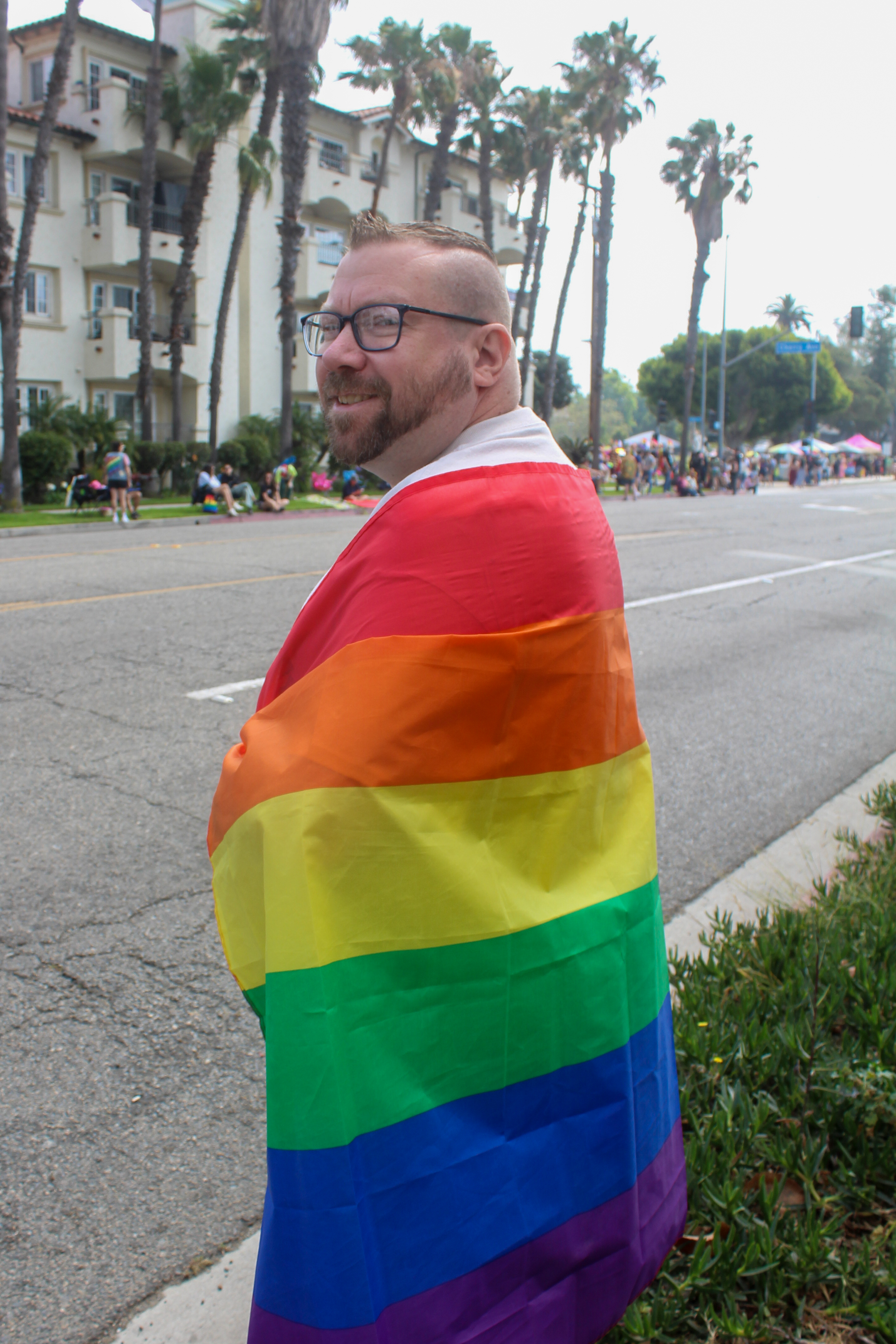 Brian Griffen, 46, from Los Angeles, at the 43rd annual...
