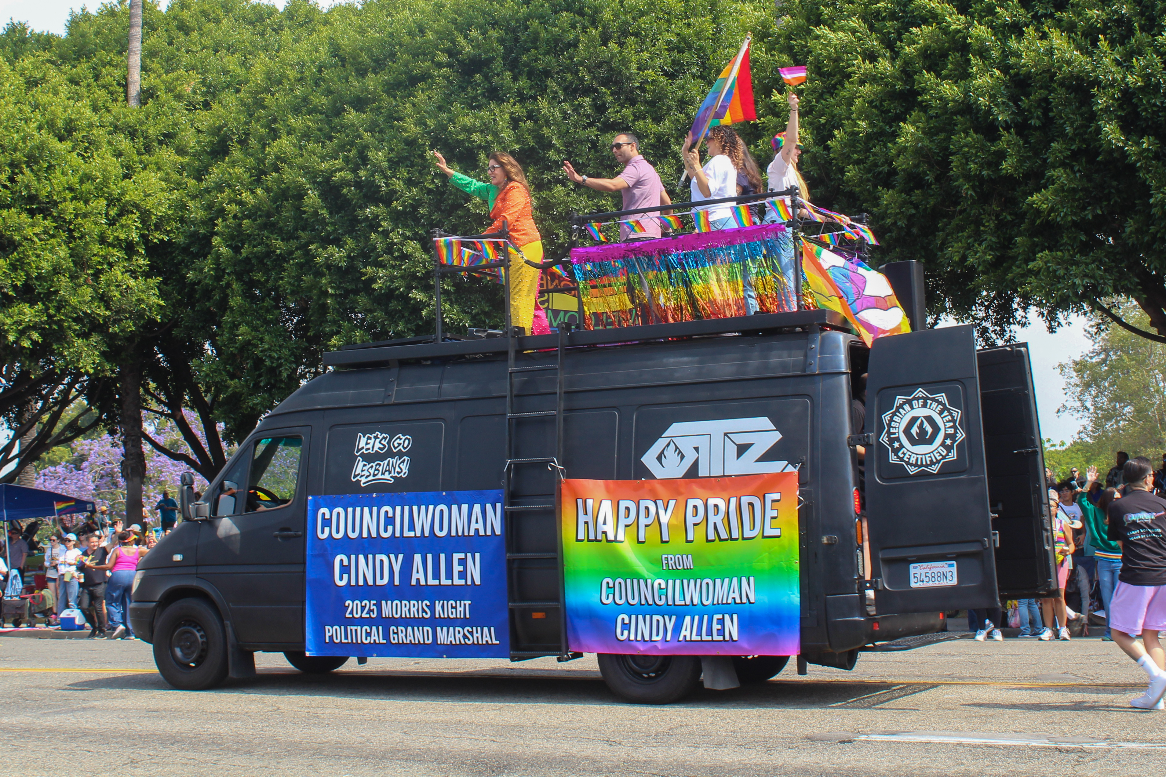 Councilmember Cindy Allen at the 43rd annual Long Beach Pride...