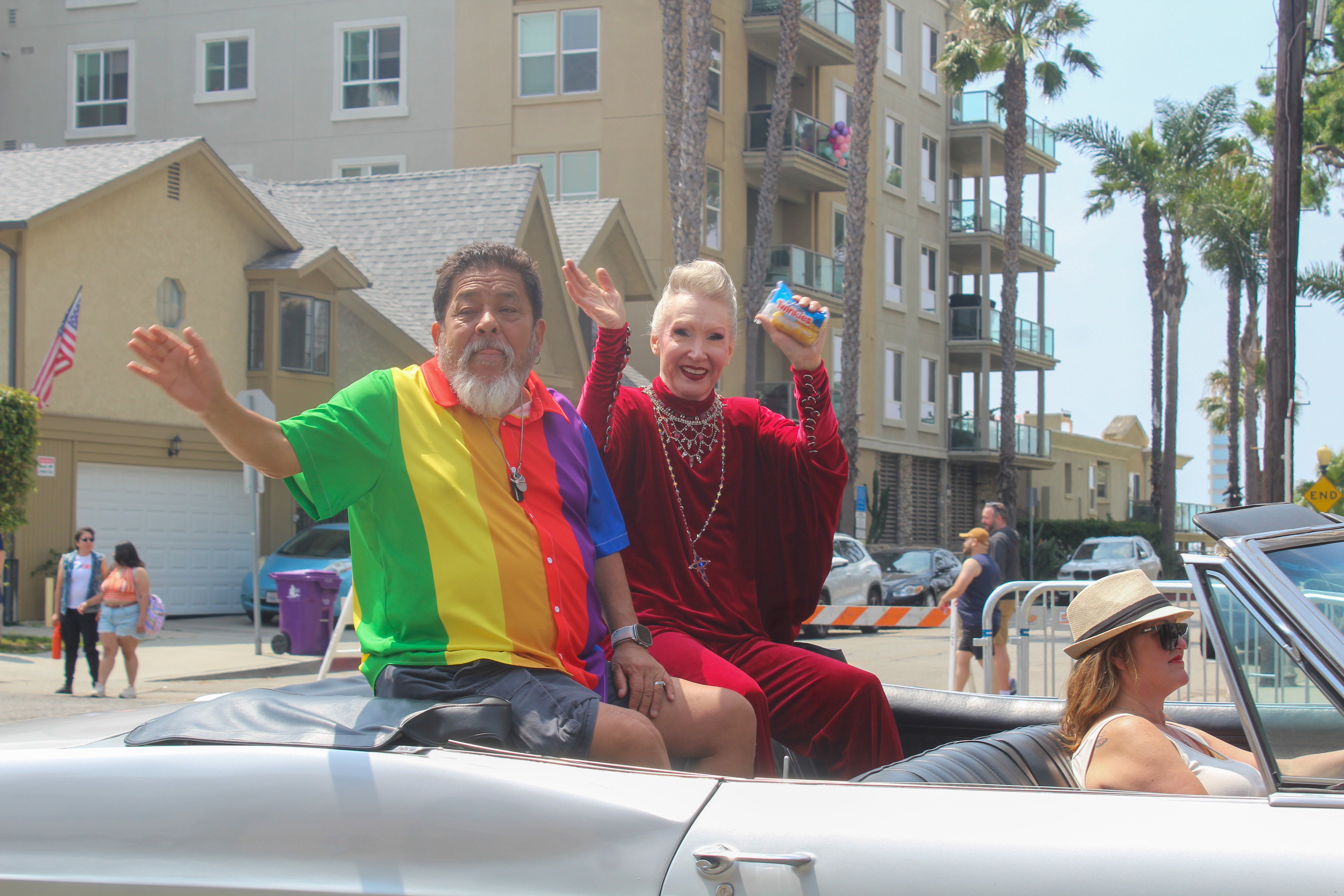 The “Marilyn Barlow Community Grand Marshal” Scott Kaske (right), known...