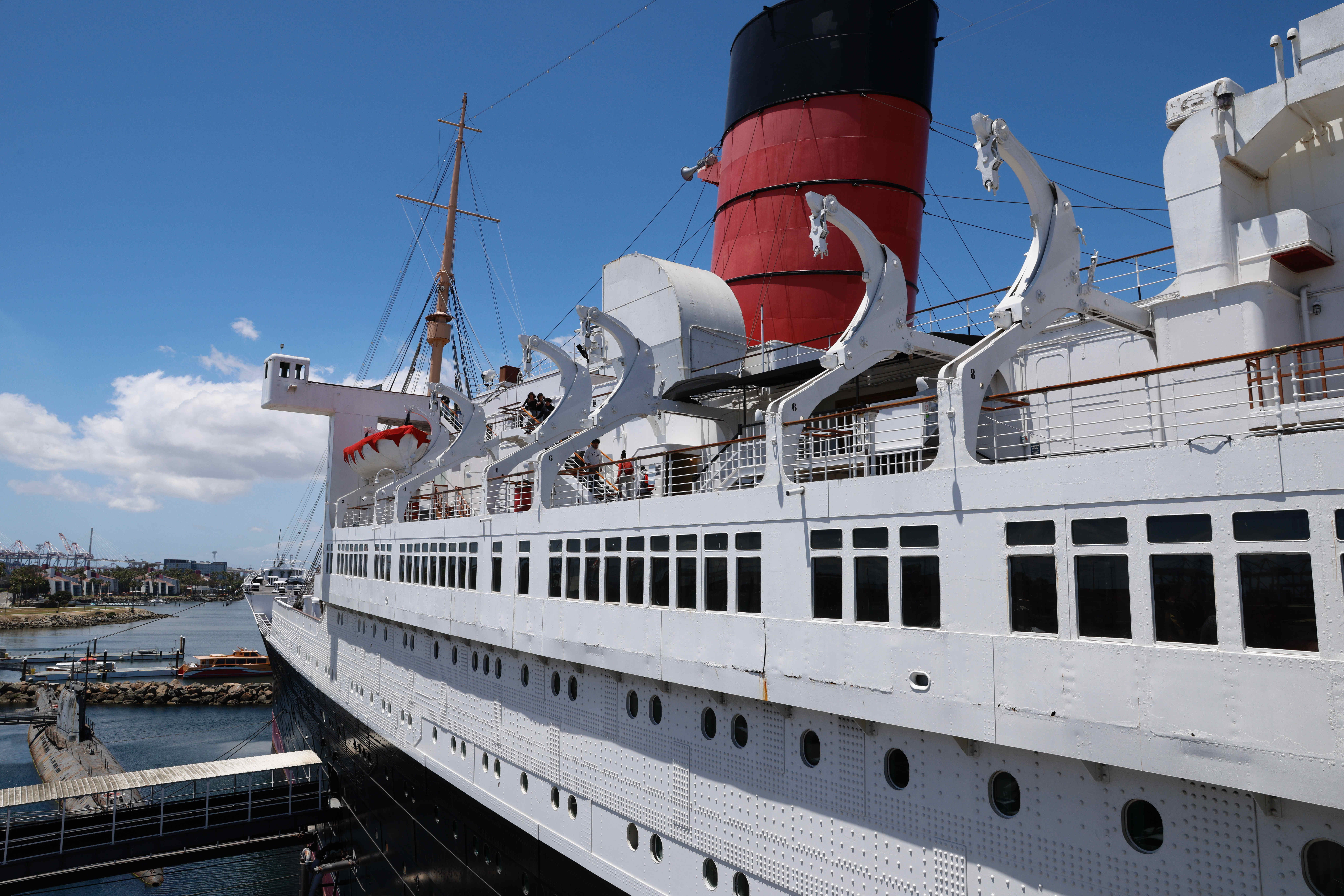 The Queen Mary in Long Beach celebrates the 90th anniversary...