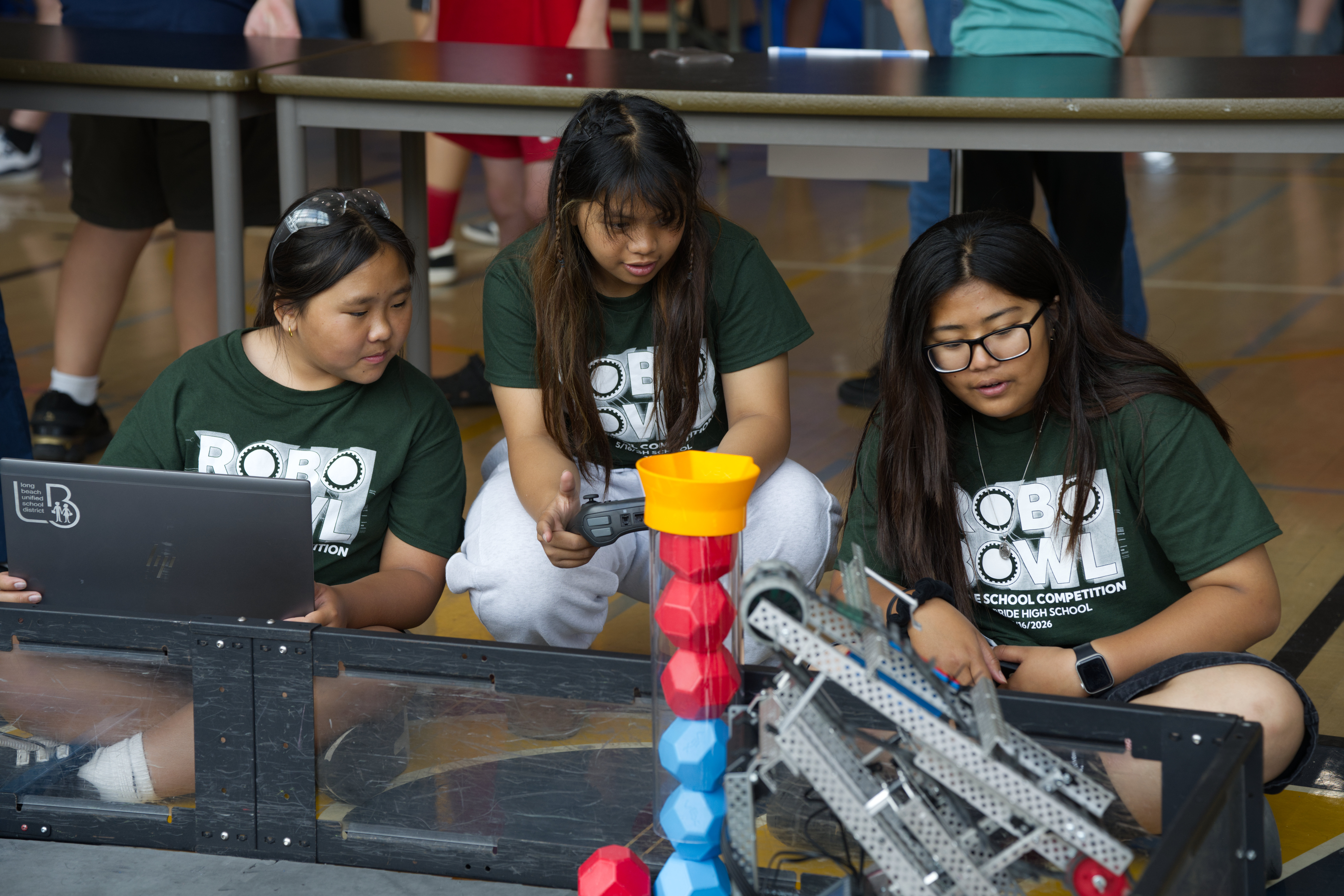 Long Beach Unified School District middle school students participated in...