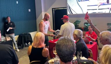 Aztecs coach Sean Lewis gives shirt off his back to bring fans to Snapdragon Stadium