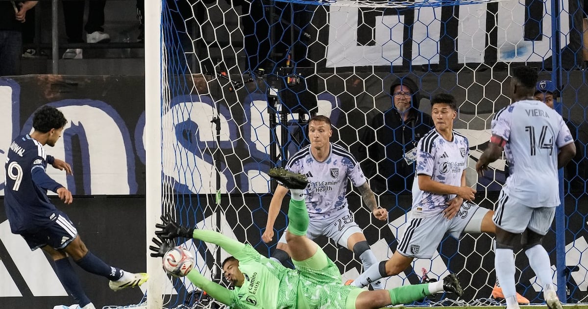 Berhalter scores in the 76th minute for Vancouver Whitecaps in tie with MLS-leading San Jose Earthquakes