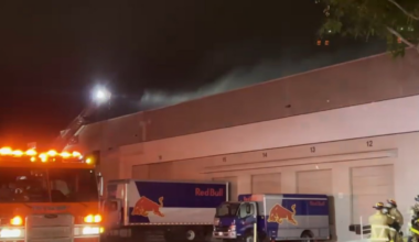 Scholastic books warehouse fire in Miramar flares up again – NBC 7 San Diego