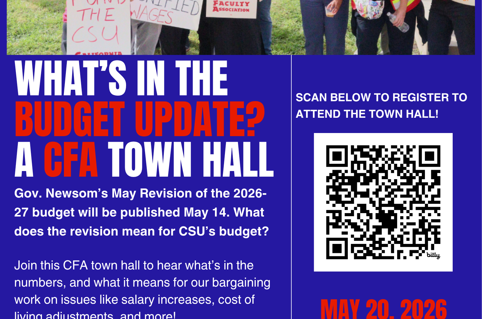 Register for CFA May Revise Town Hall on May 20  