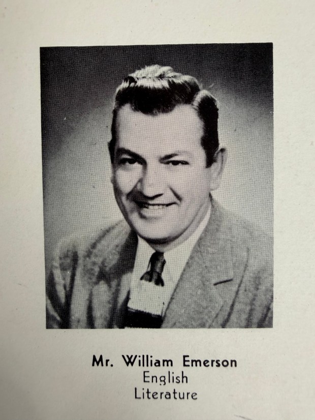 Point Loma High School teacher and Azure Vista community activist William Emerson is pictured in 1957. (El Portal)