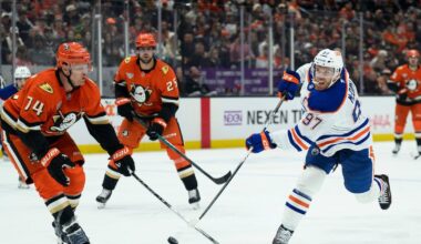 Edmonton Oilers trail Anaheim Ducks after first period in do-or-die Game 6