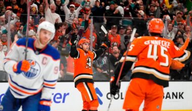 Edmonton Oilers trail Anaheim Ducks after second period in do-or-die Game 6