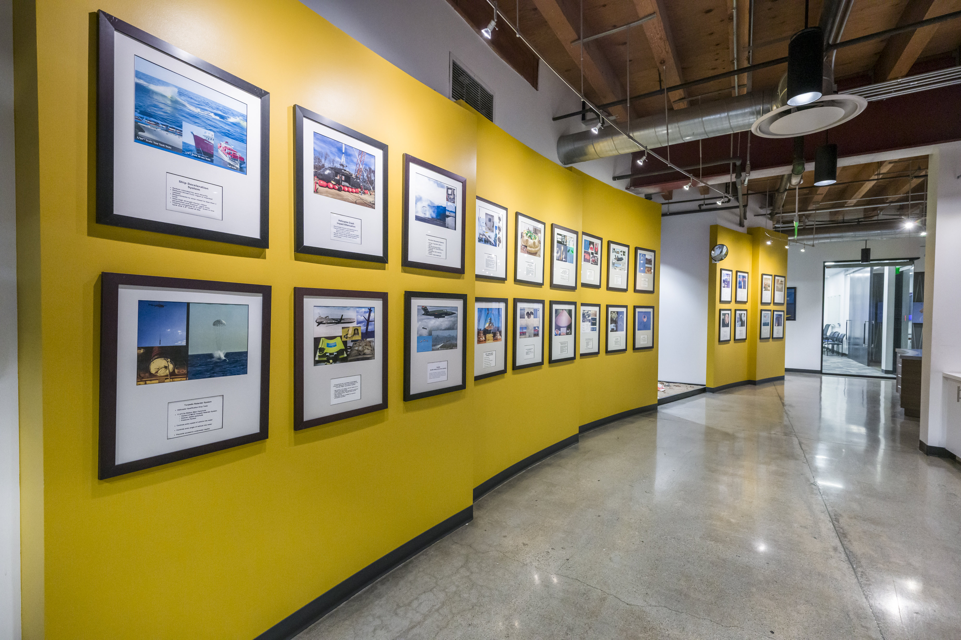 On display at Airborne Systems in Santa Ana on Friday,...