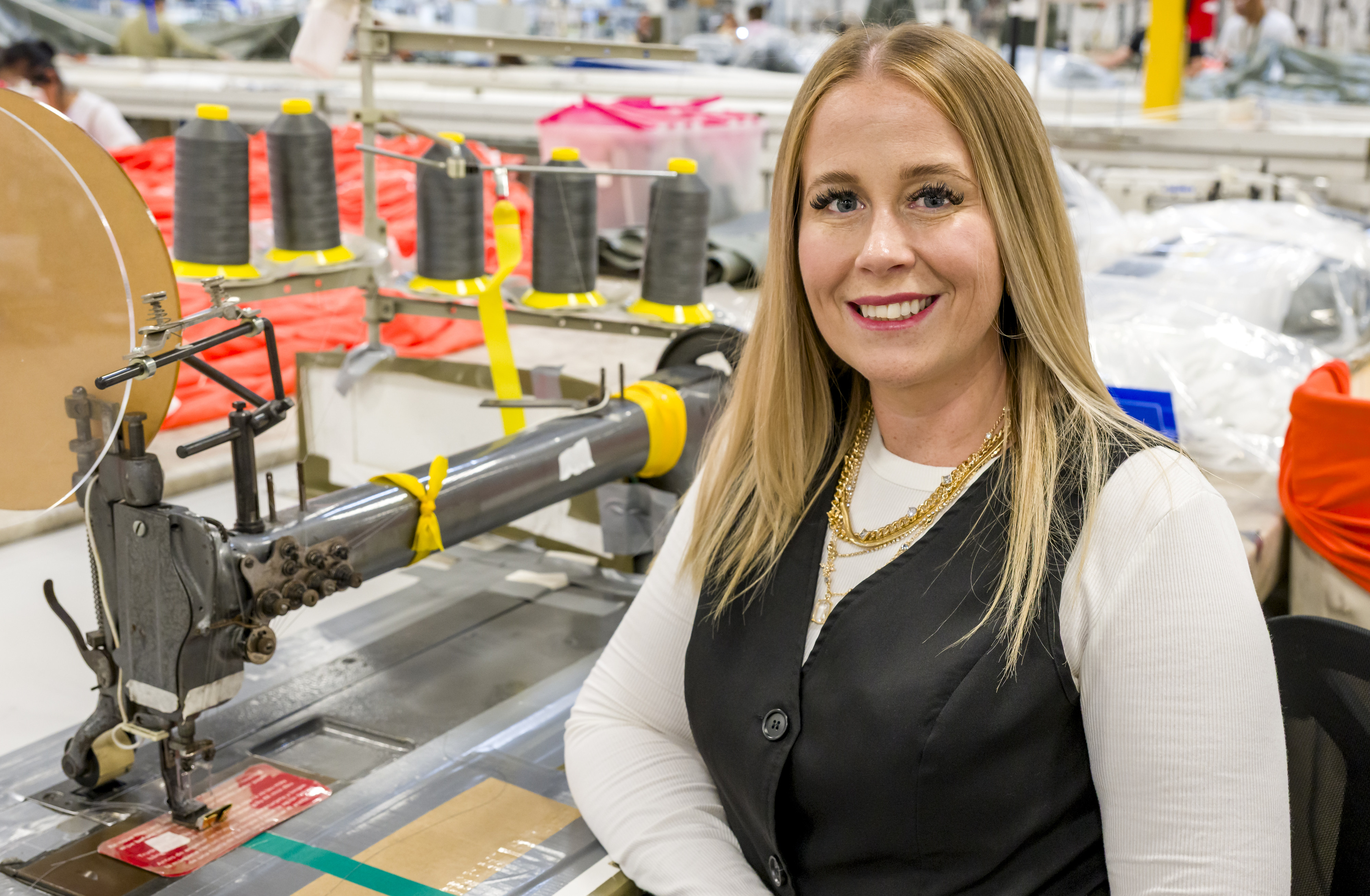 Amanda Morres, the operations program manager at Airborne Systems, is...