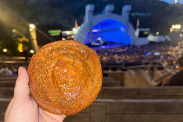 Salted caramel cookie from Aroma Coffee & Tea. (Carolyn Burt, SCNG)