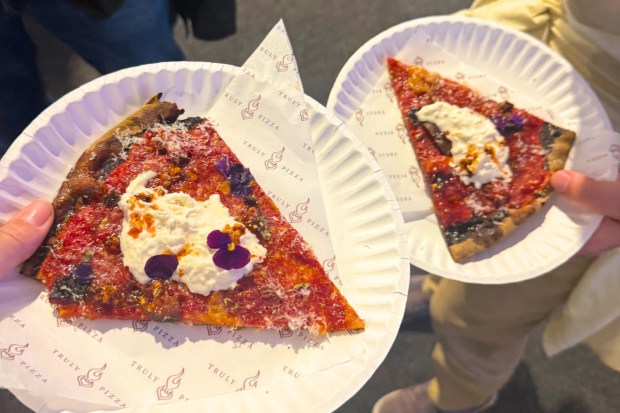 Ciccio Pizza from Truly Pizza in Dana Point (Carolyn Burt, SCNG)