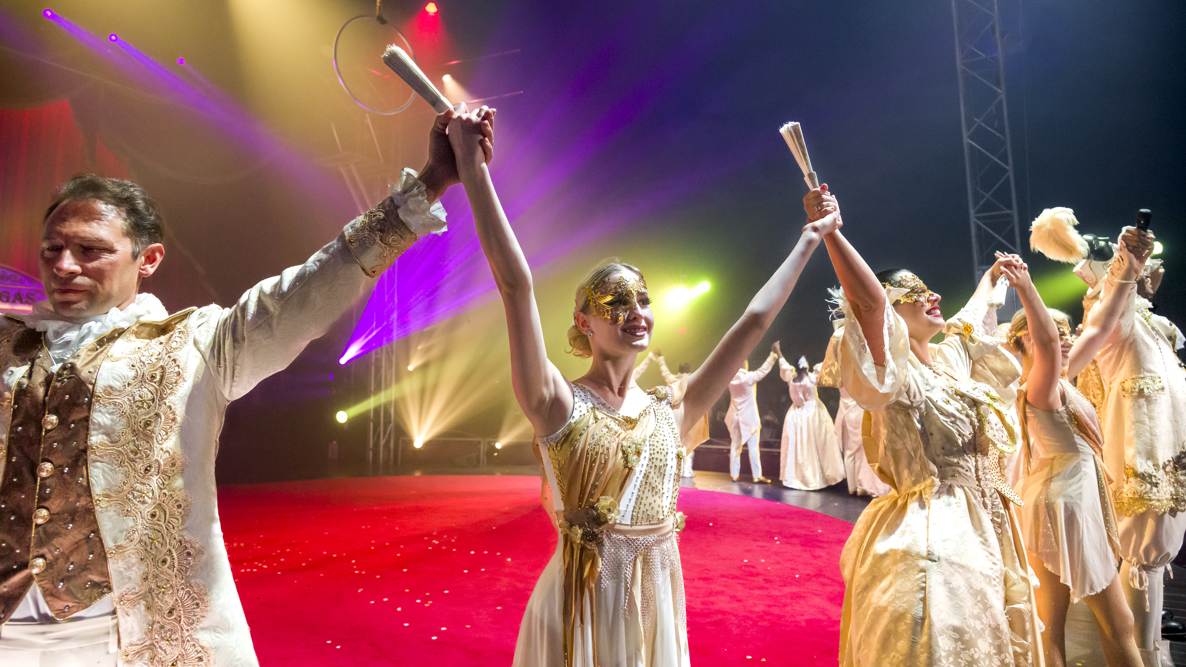 Performers come out for the finale of the 2026 Circus...
