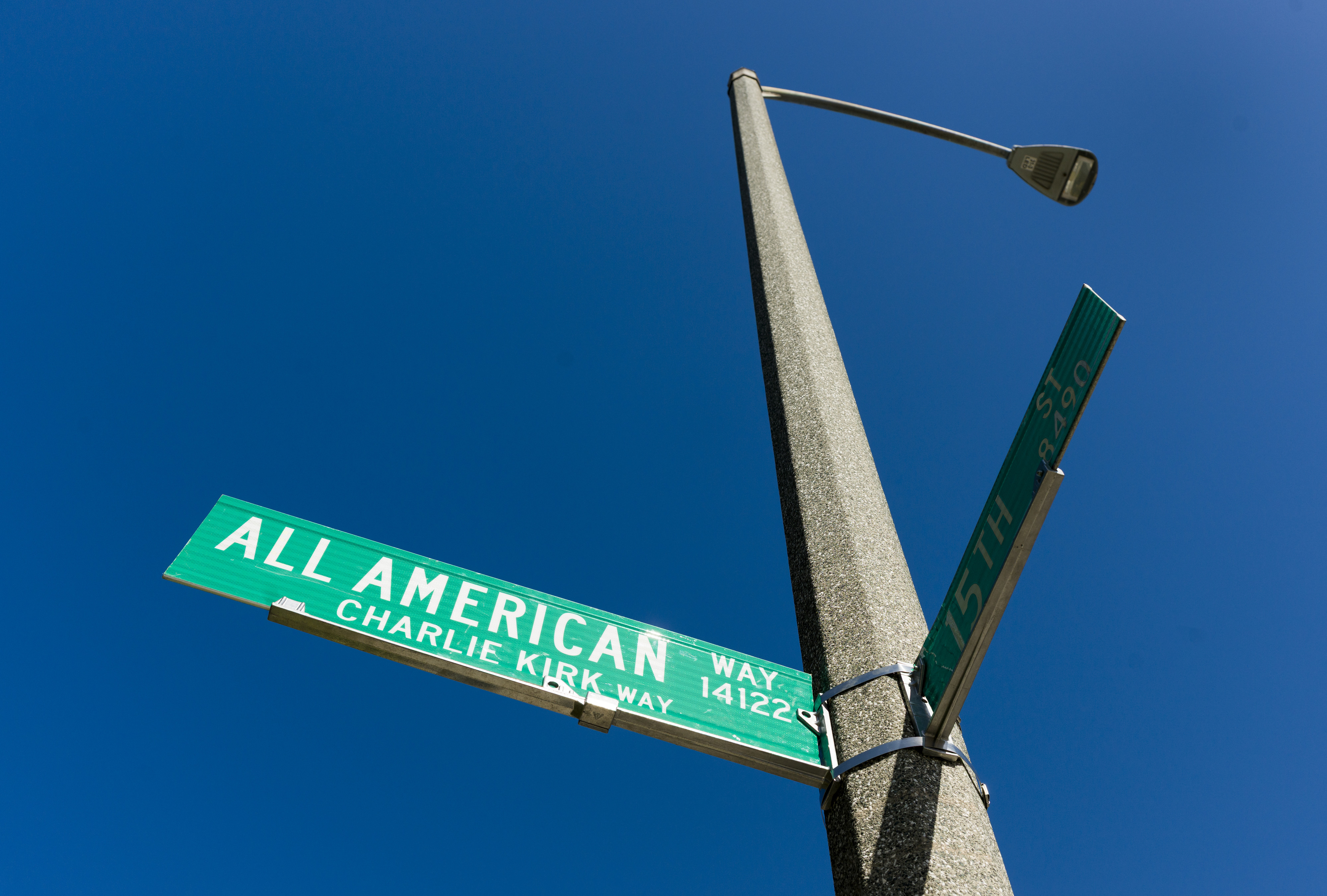 The City of Westminster added âCharlie Kirk Way,â to the...