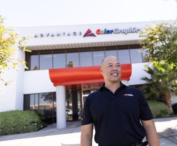 Advantage ColorGraphics CEO Tom Ling at the company headquarters in Anaheim. (Courtesy of Disneyland and Advantage ColorGraphics)
