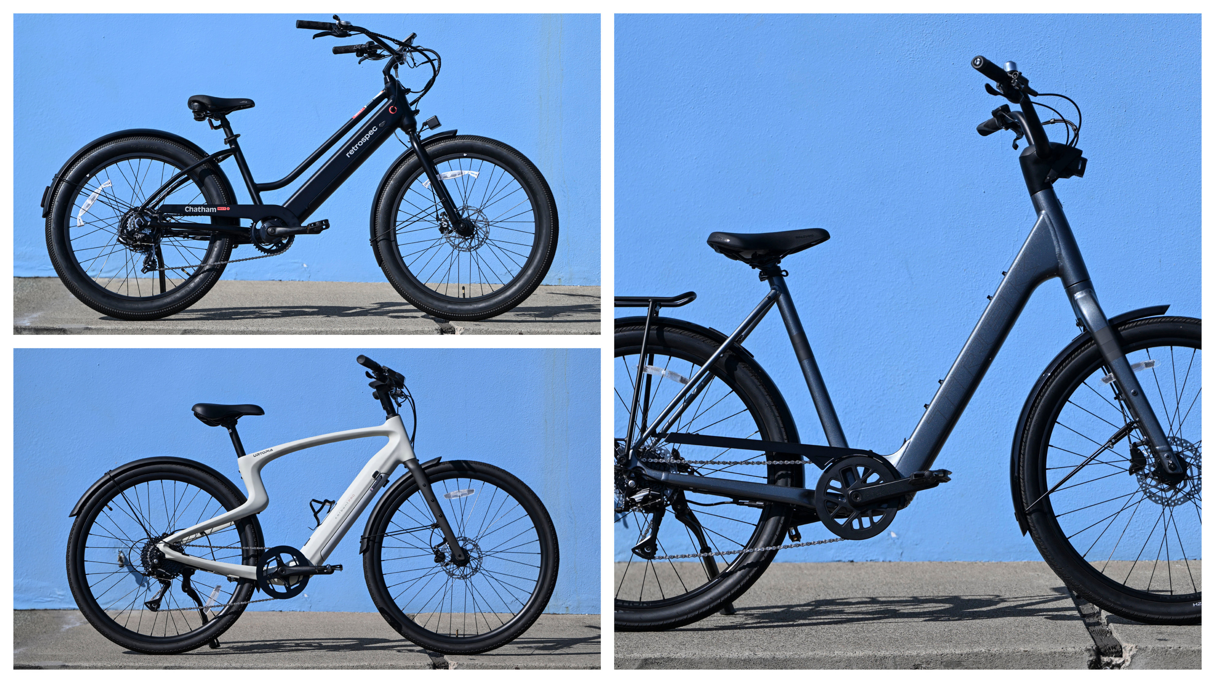 Clockwise from top left: A Retrospec Chatham Rev Plus Class...