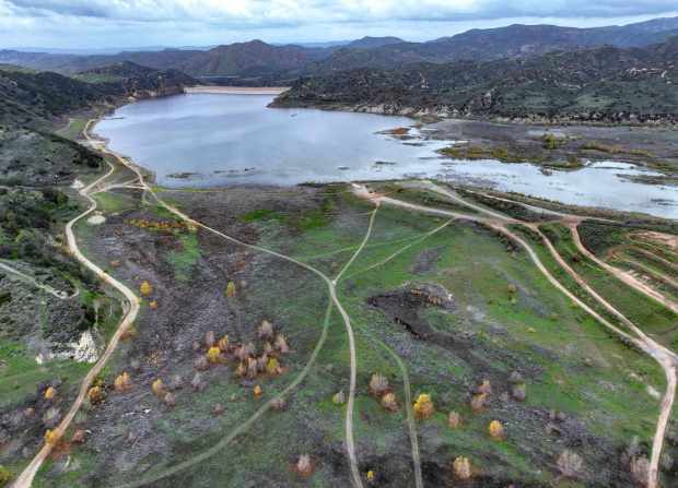 Irvine Lake in Silverado, CA, on Thursday, December 29, 2022. (Photo by Jeff Gritchen, Orange County Register/SCNG)