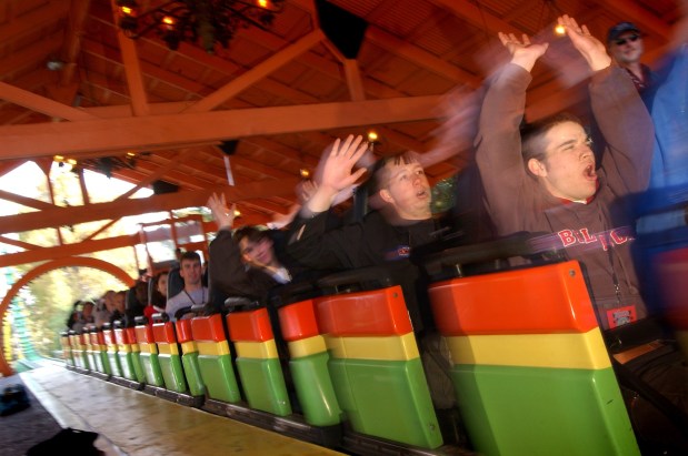The Montezooma's Revenge roller coaster at Knott's Berry Farm will rethemed as Montezooma: The Forbidden Fortress. (Photo by Mason Poole, Contributing Photographer)