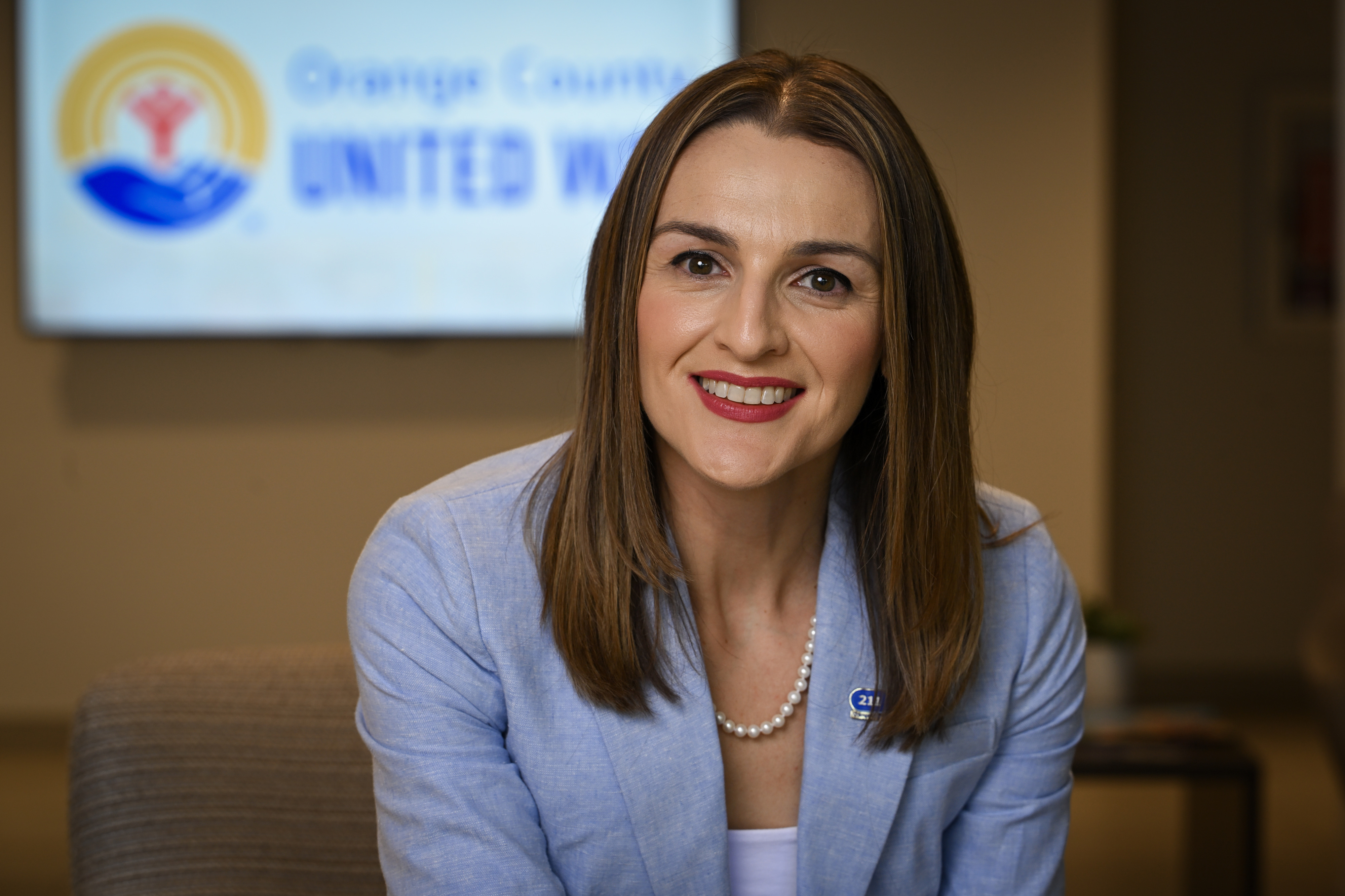 Elizabeth Andrade, executive director of 2-1-1 OC, at Orange County...