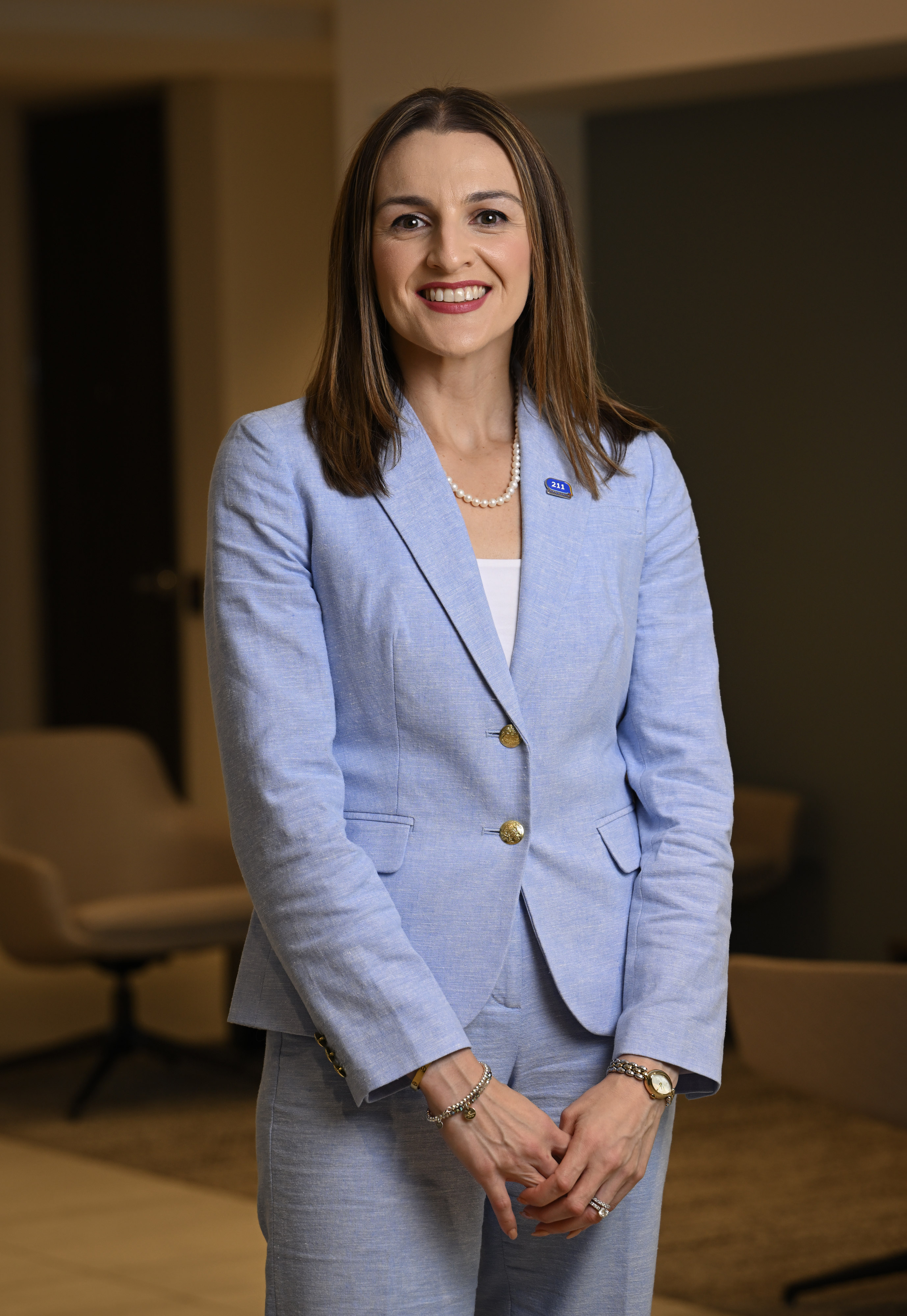 Elizabeth Andrade, executive director of 2-1-1 OC, at Orange County...