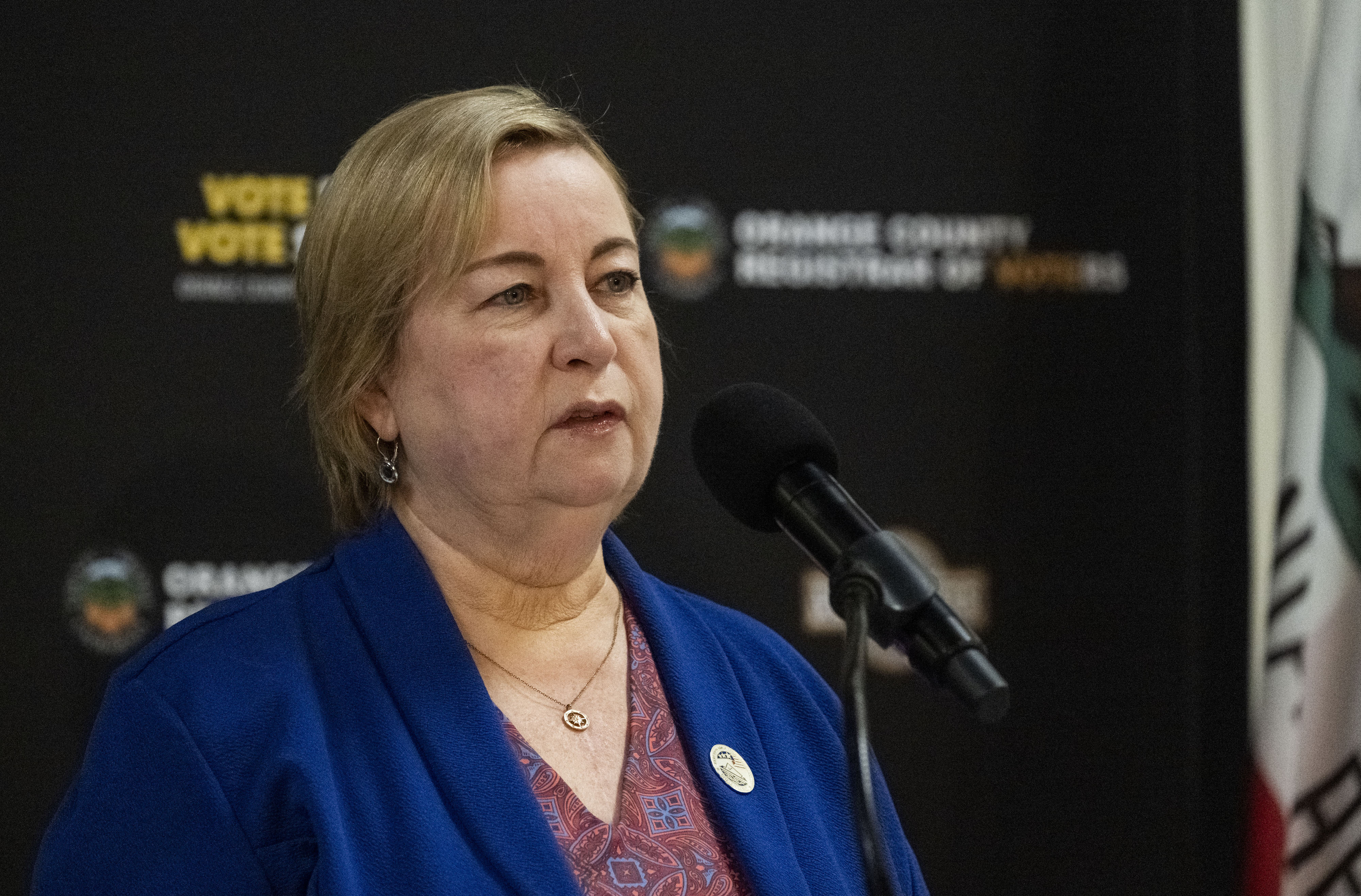 Christy McCormick, vice chair of the U.S. Election Assistance Commission,...