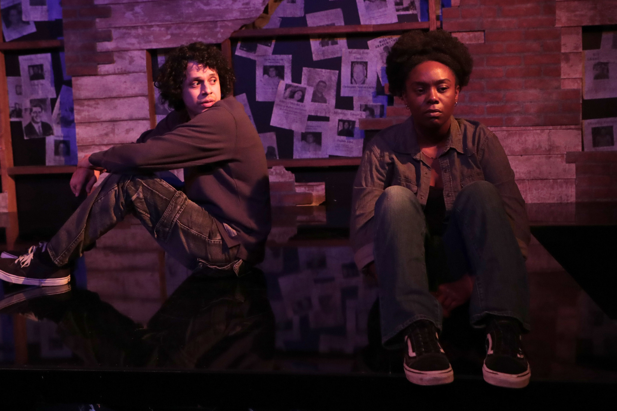 Spike Pulice and Vicky Yvonne star in âSanctuary City,â pllaying...